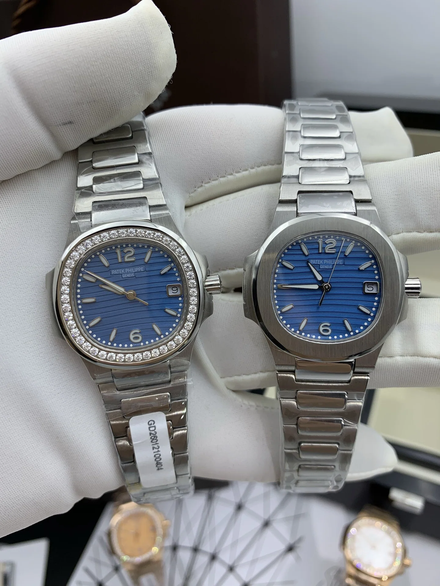 파텍필립 노틸러스 다이아 스틸 여성용 레플리카 44187 Patek Philippe