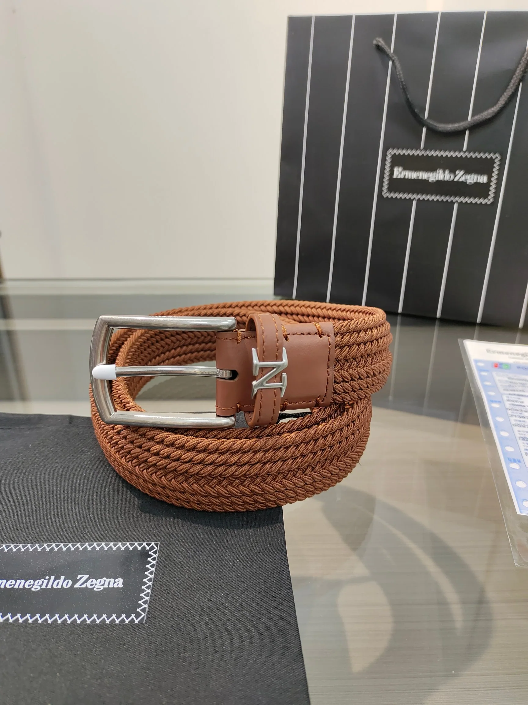 제냐 벨트 59257 Zegna Belt 상세 이미지 1