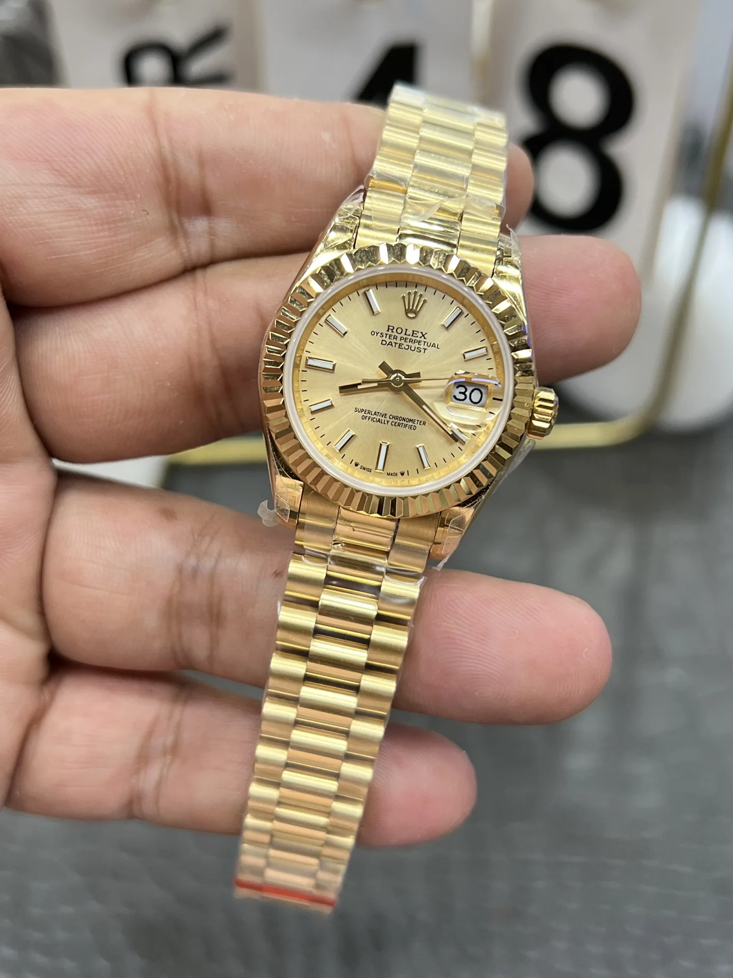 롤렉스 데이트저스트 28MM2236 무브먼트 레플리카 43062 Rolex 상세 이미지 3