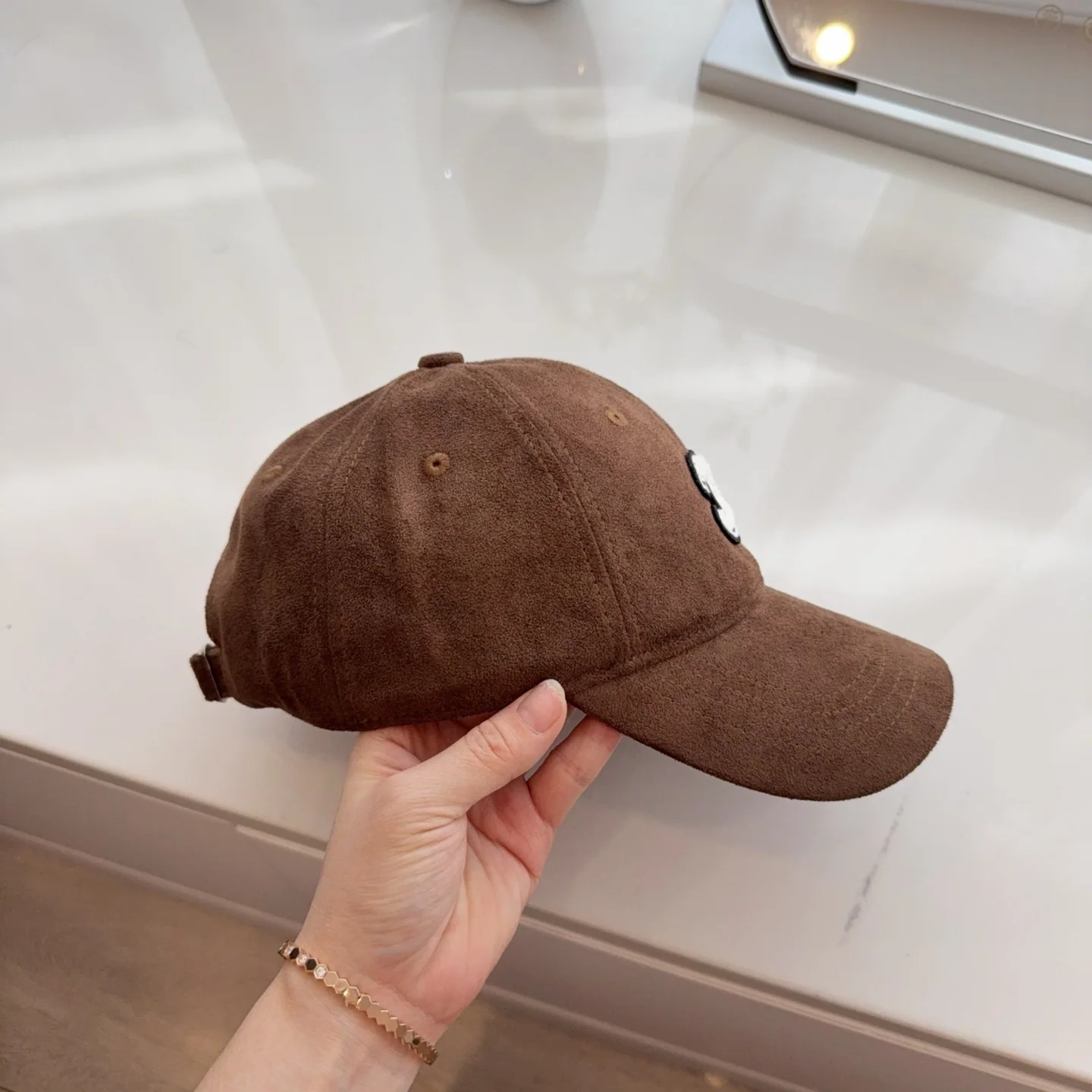 샤넬 벨벳 베이스볼 모자 상세 이미지 6