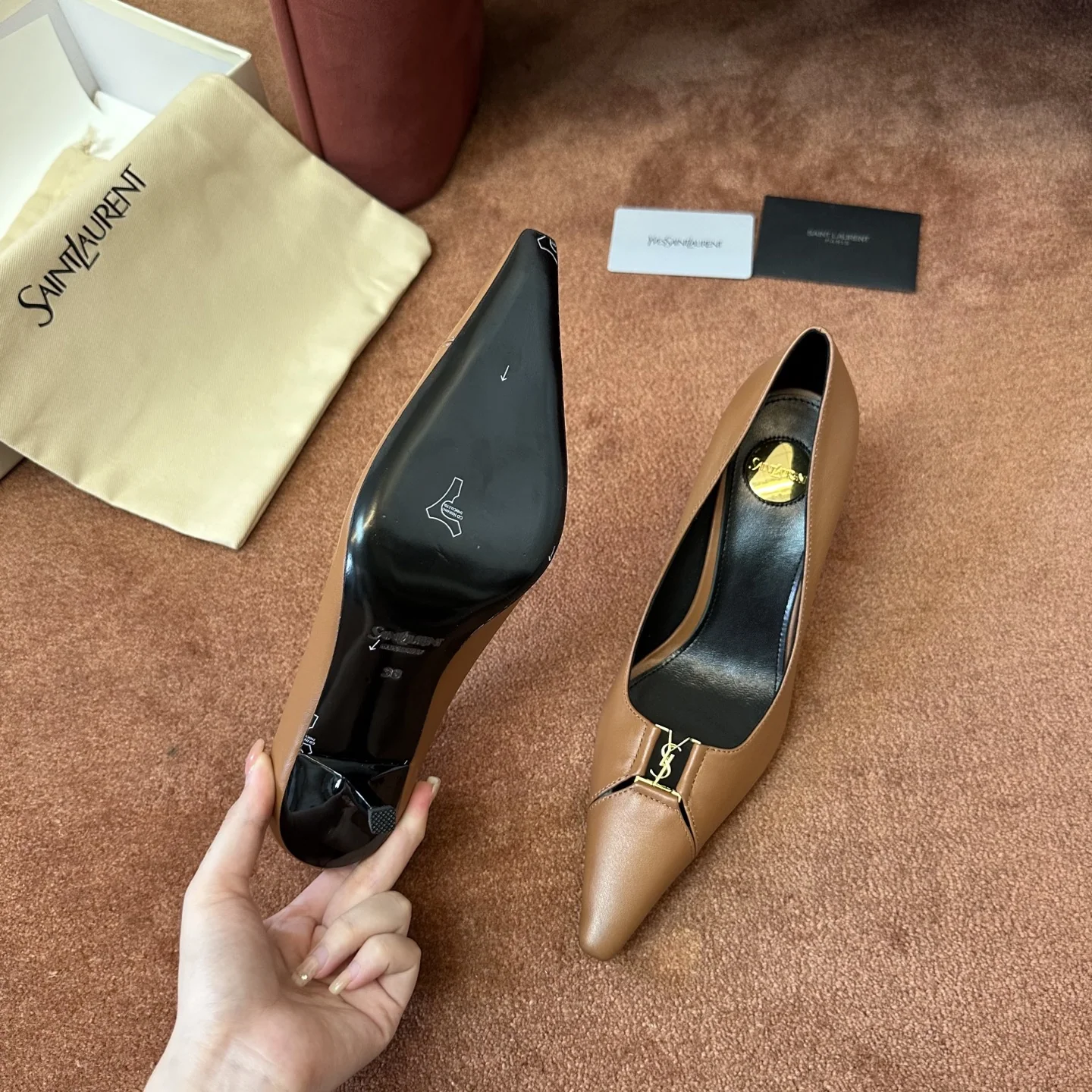 생로랑 YSL 뮬 플랫힐 상세 이미지 6