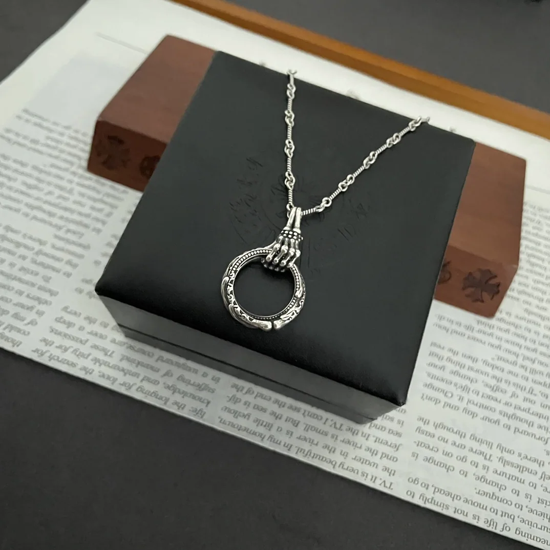 크롬하츠 클래식 레트로 뱀부 목걸이 상세 이미지 2