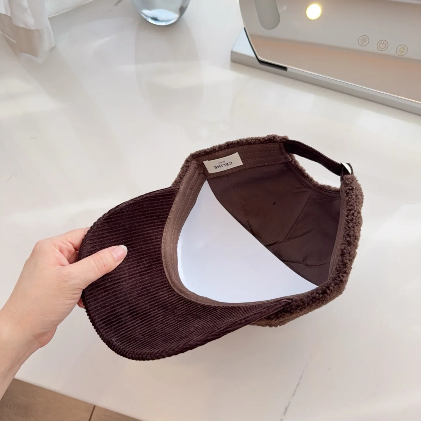 셀린느 시어스킨 램울 베이스볼 캡 상세 이미지 7
