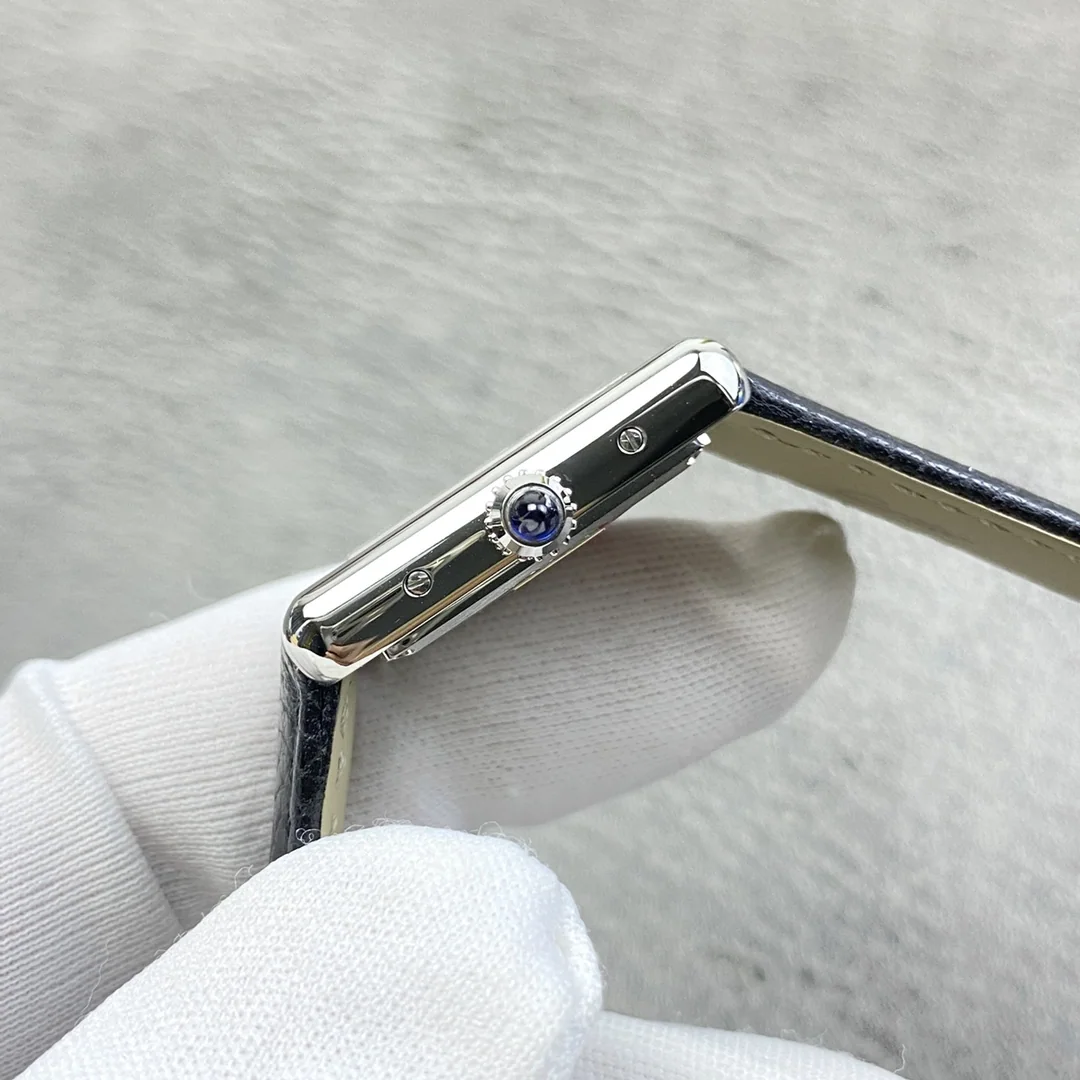 까르띠에 탱크 머스트 사파이어 글라스 스몰 미디움 레플리카 42734 Cartier 상세 이미지 5