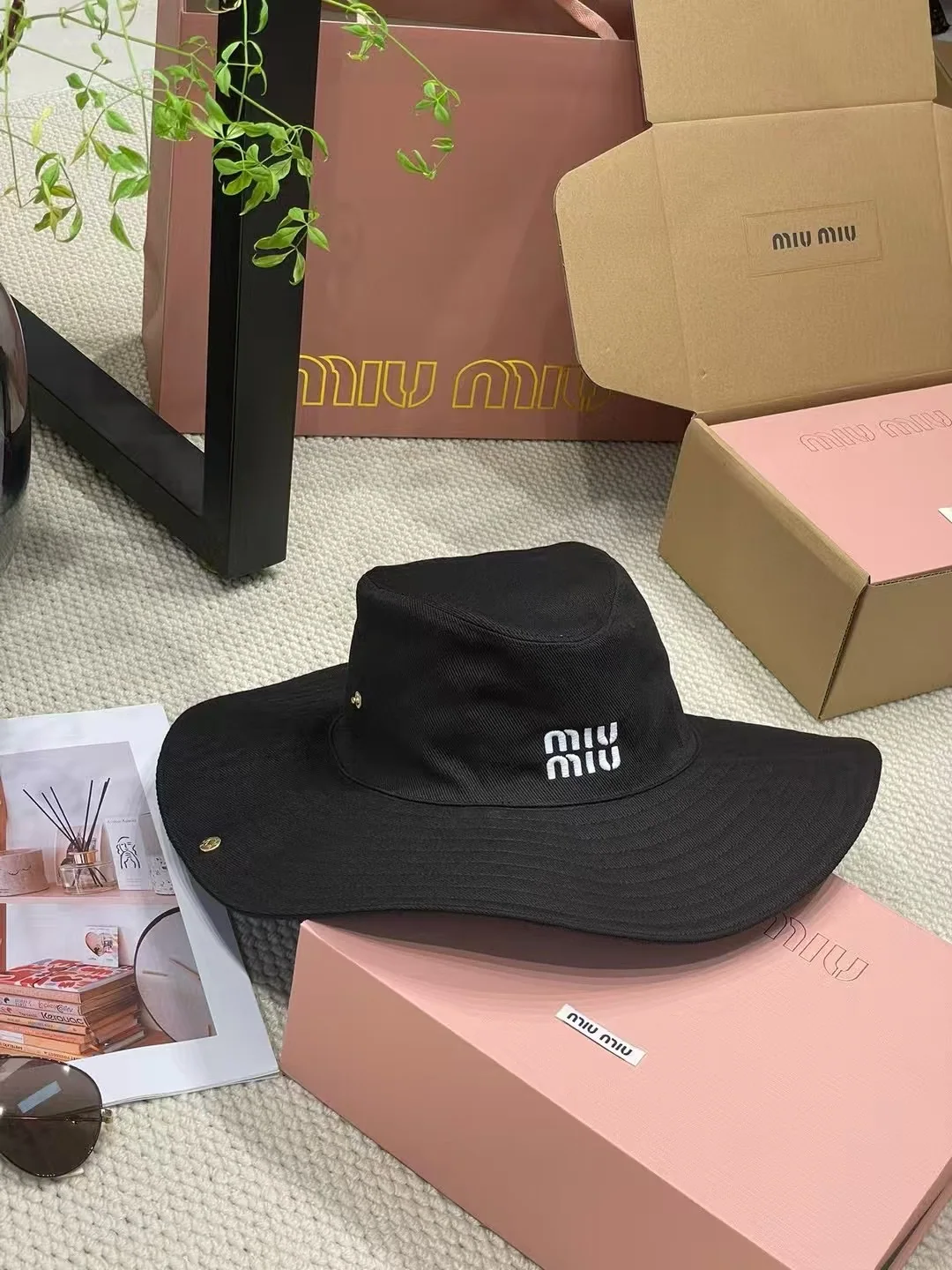 미우미우 버킷 햇 모자 상세 이미지 3