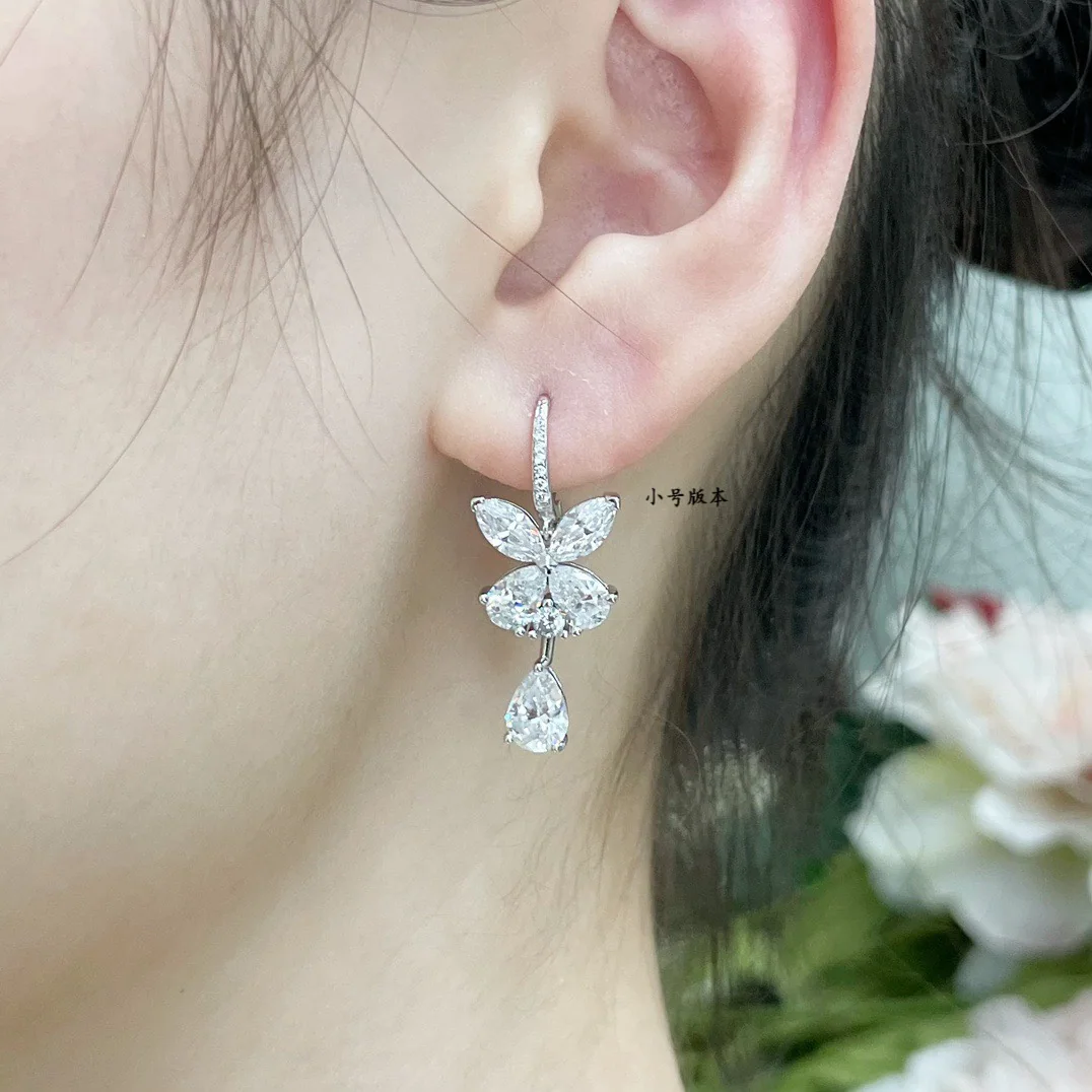 그라프 스몰 버터플라이 티어드롭 귀걸이 상세 이미지 2