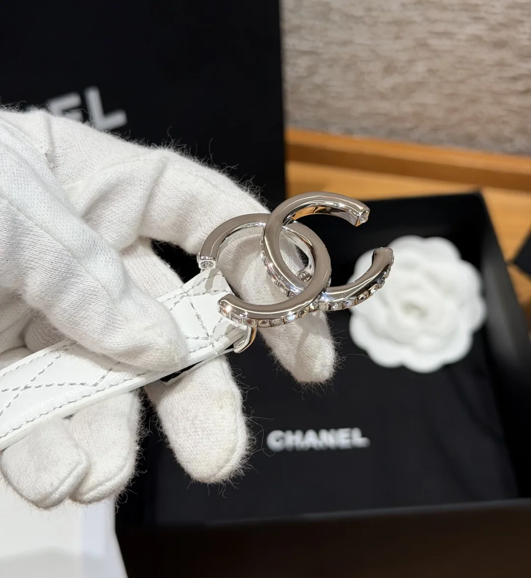 샤넬 퀼팅 램스킨 벨트 20mm 상세 이미지 3