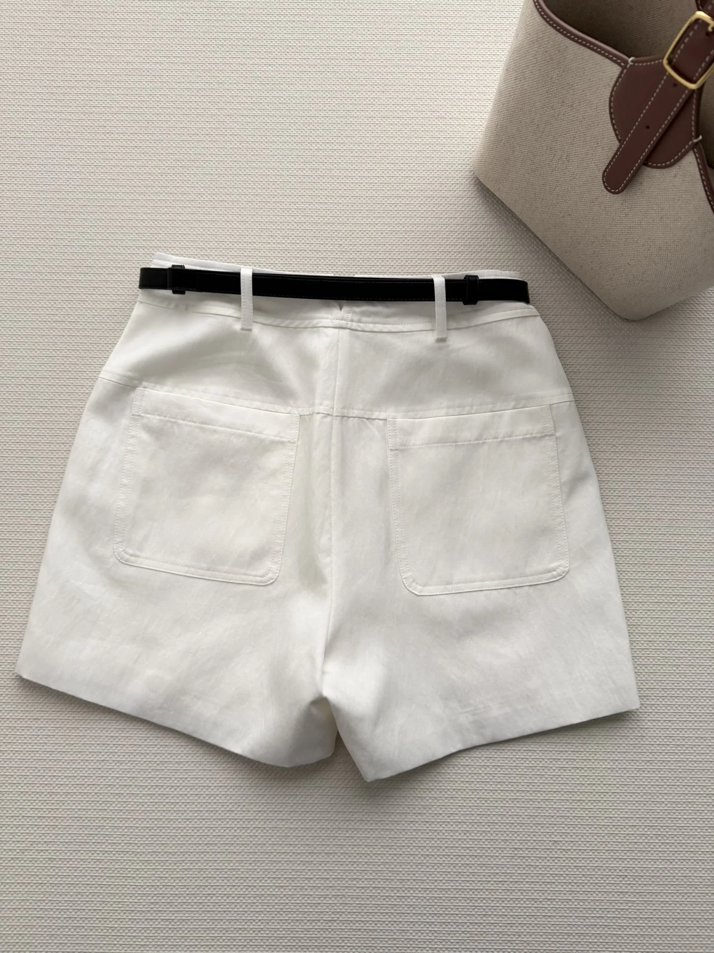 에르메스 하이웨이스트 와이드 코튼 반바지 26 SS 상세 이미지 2