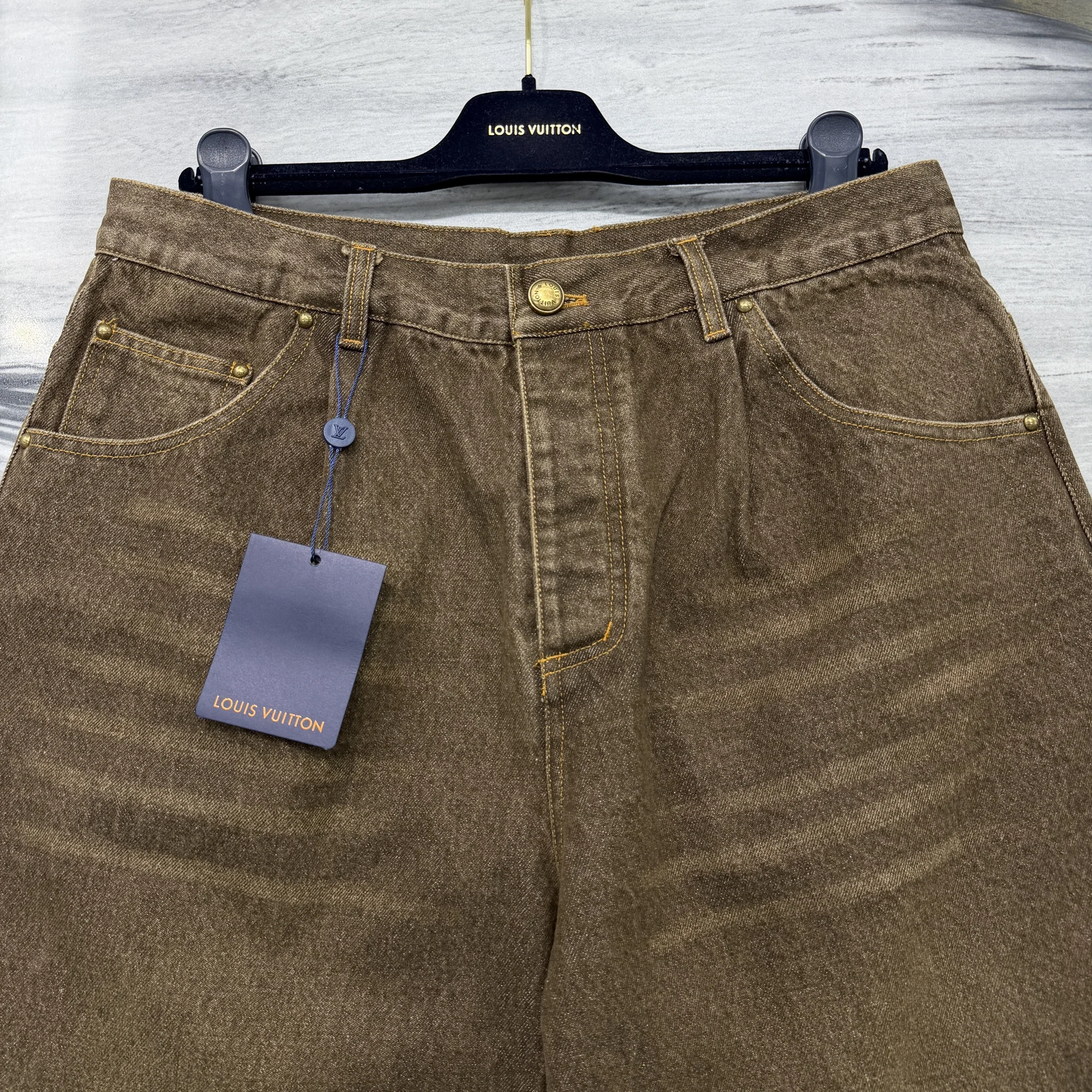 루이비통 SS 워싱 데님 반바지 41409 Louis Vuitton Shorts 상세 이미지 14