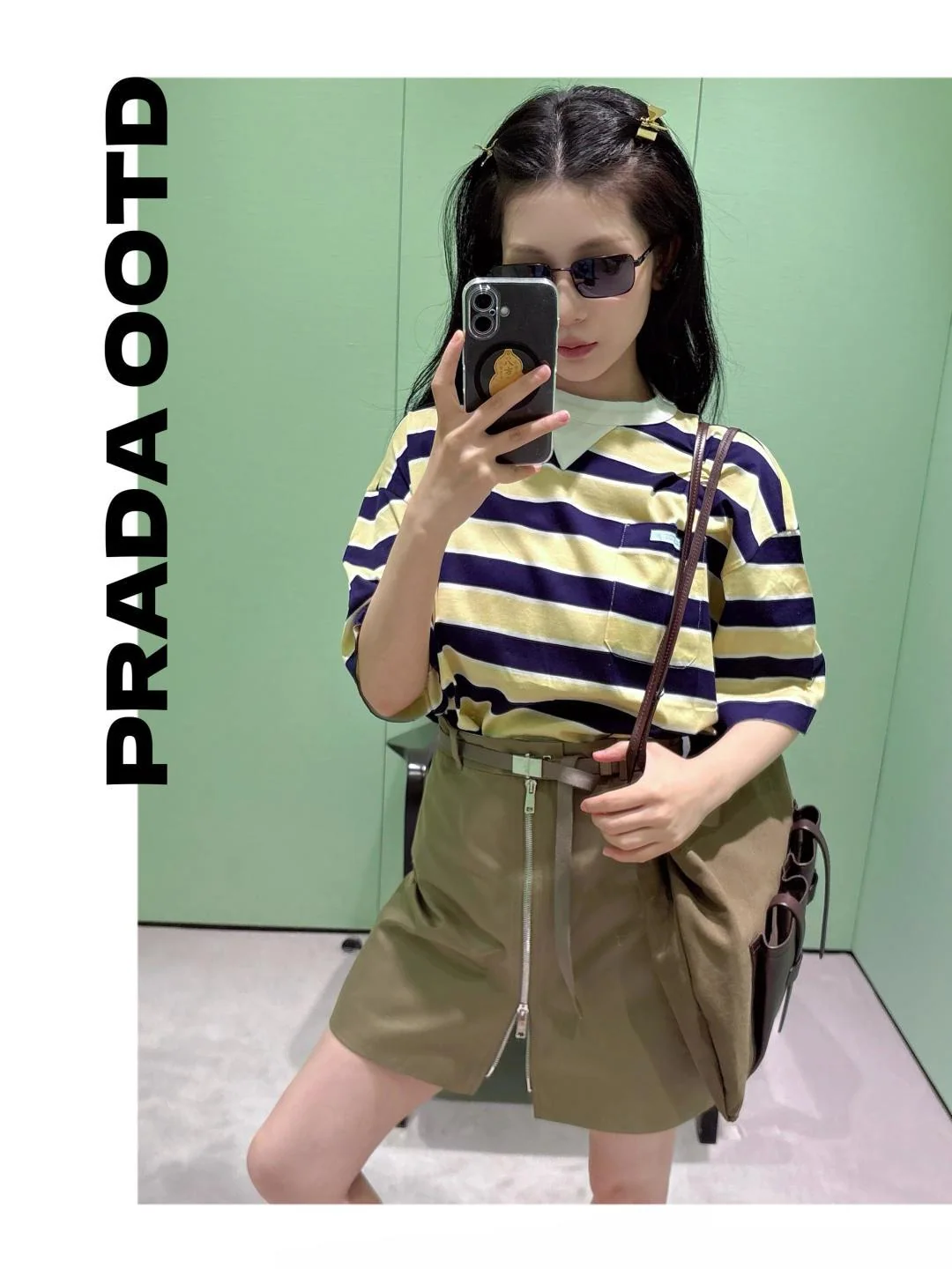 프라다 여성 반팔 티셔츠 상세 이미지 8