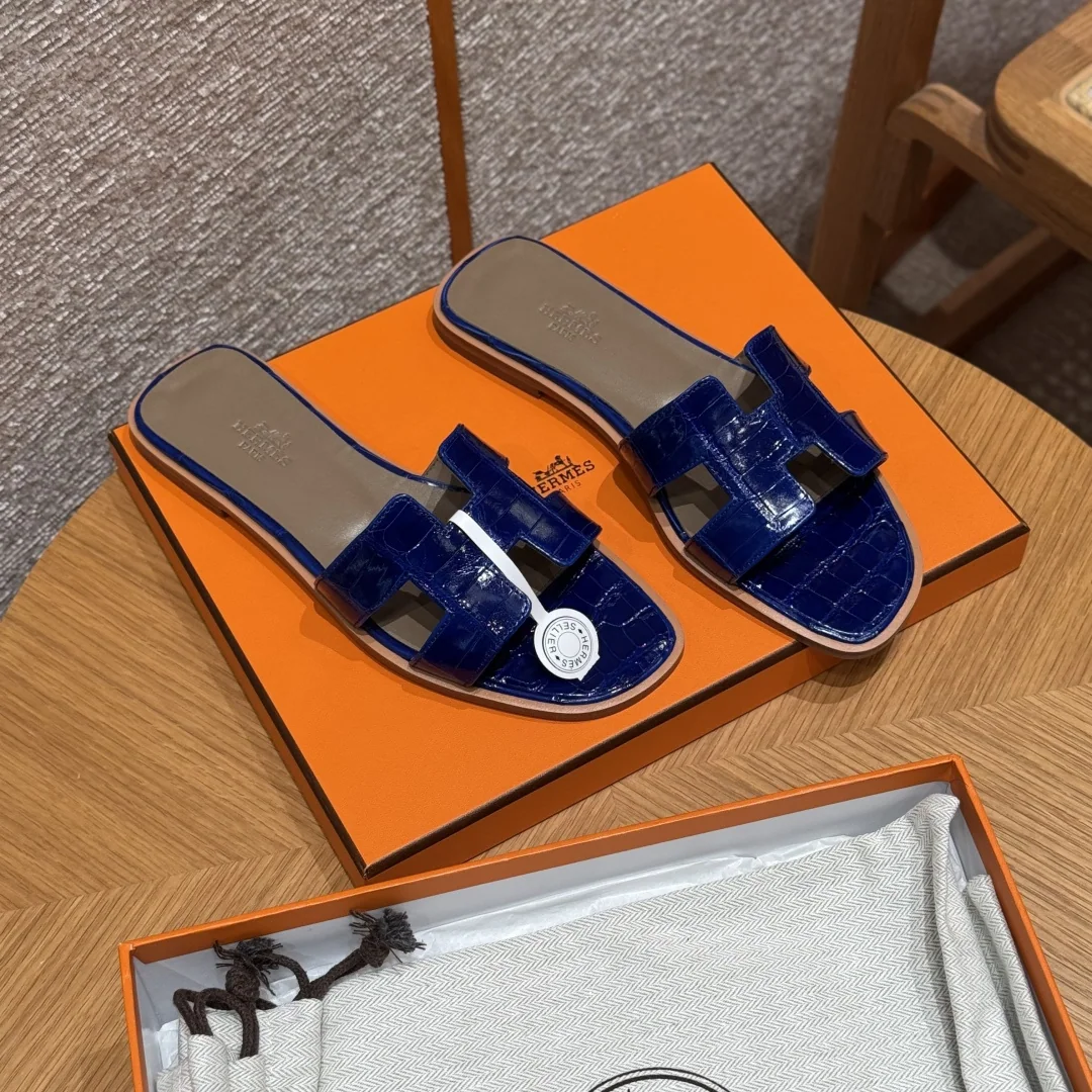 에르메스 오란 악어가죽 샌들 상세 이미지 2