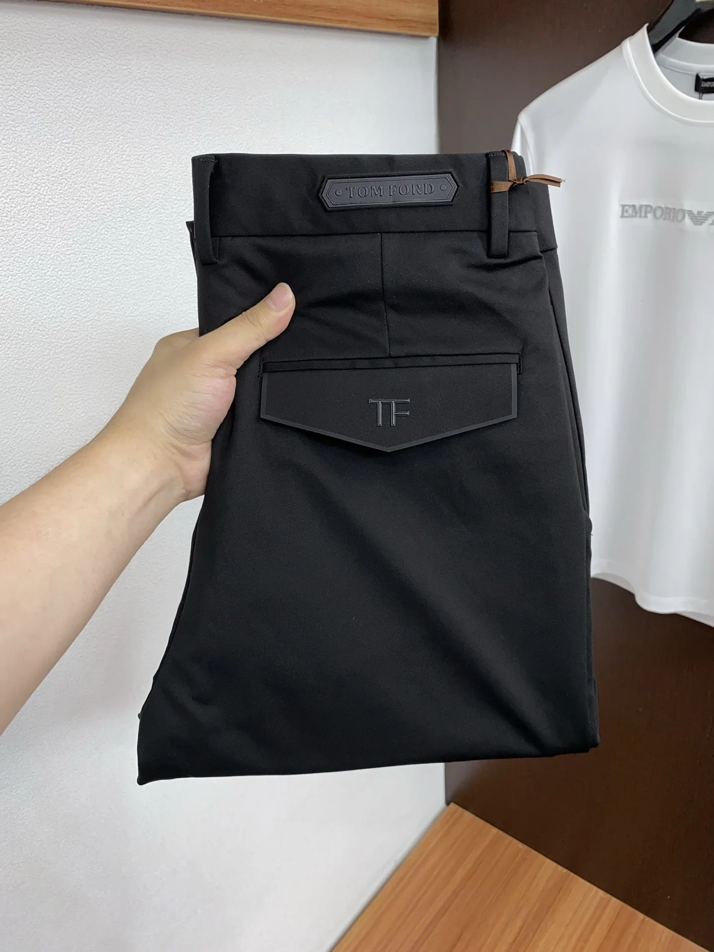 톰포드 남성 수트 캐주얼 트라우저 바지 상세 이미지 1