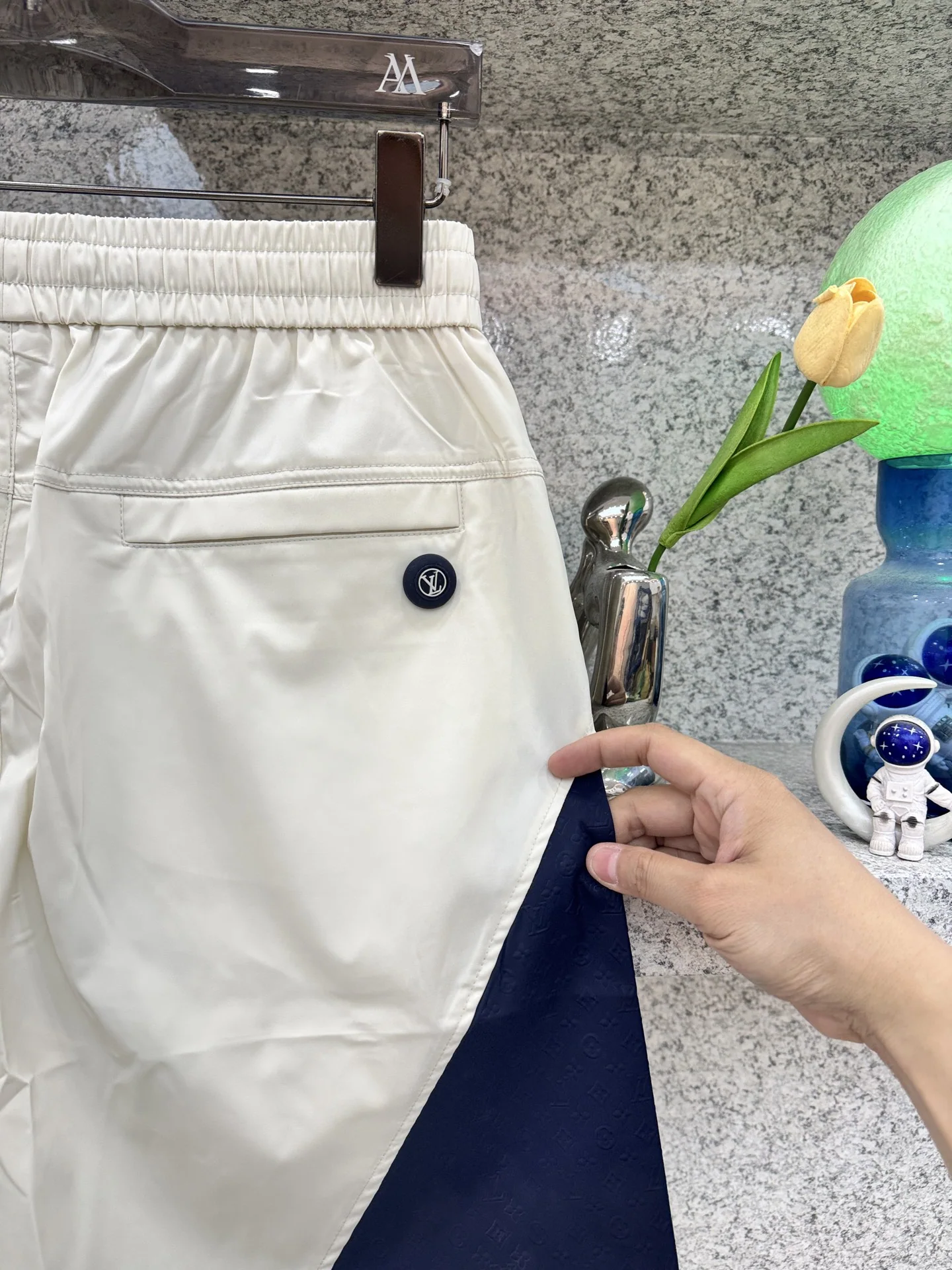 루이비통 남성용 통기성 반바지 상세 이미지 6