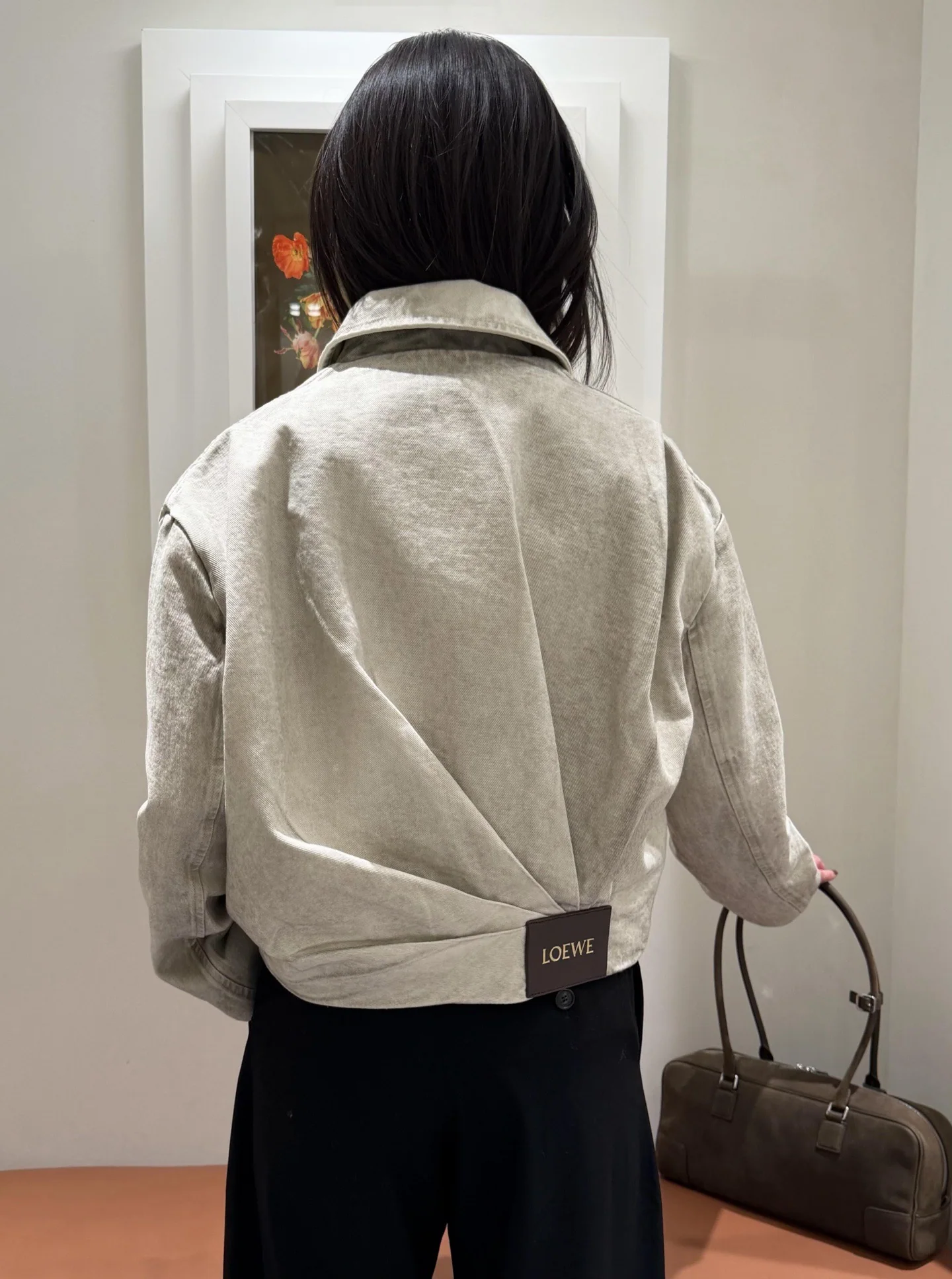 로에베 타이다이 데님 플리츠 자켓 26 SS 상세 이미지 6