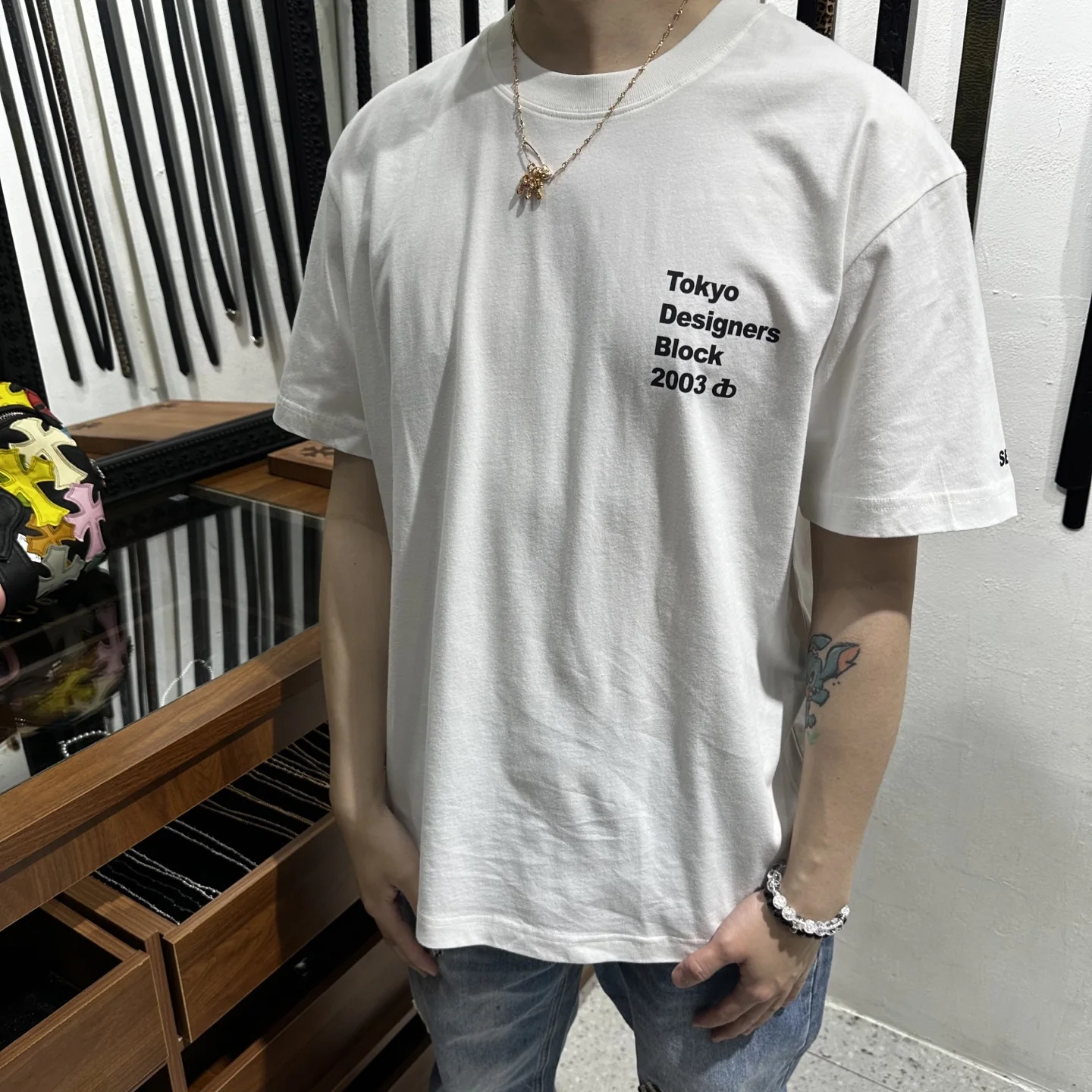 크롬하츠 남성 반팔 티셔츠 상세 이미지 8