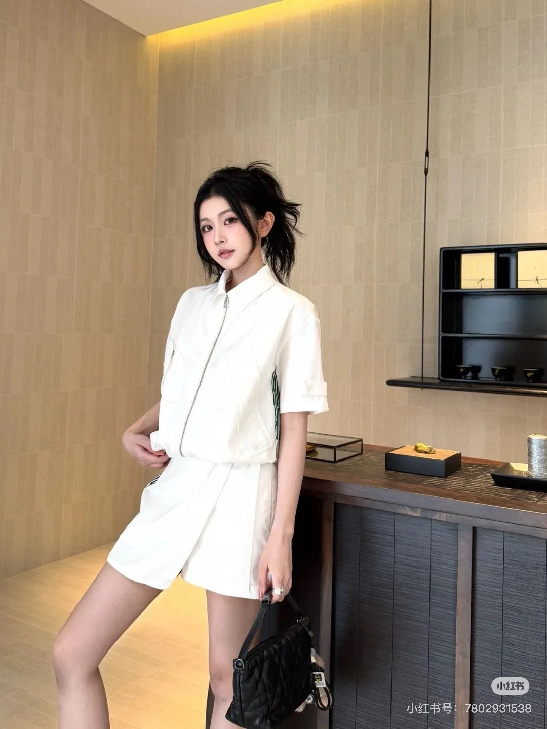디올 초가을 배색 여성 자켓 상세 이미지 6