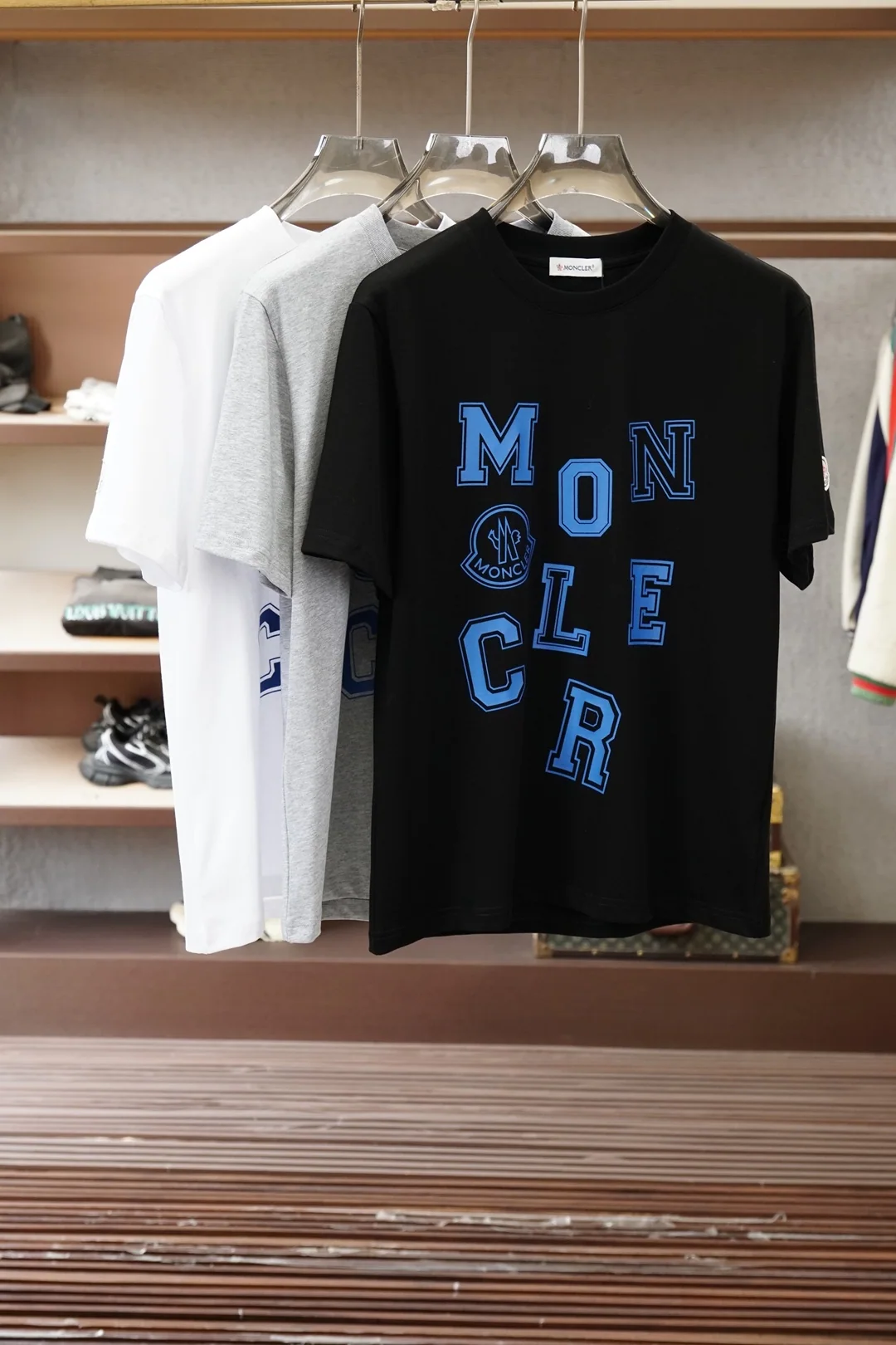 몽클레어 남성 크루넥 반팔 티셔츠 상세 이미지 1