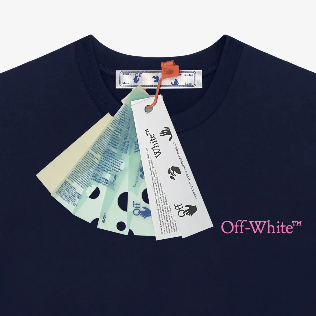 오프화이트 남성 반팔 티셔츠 상세 이미지 4