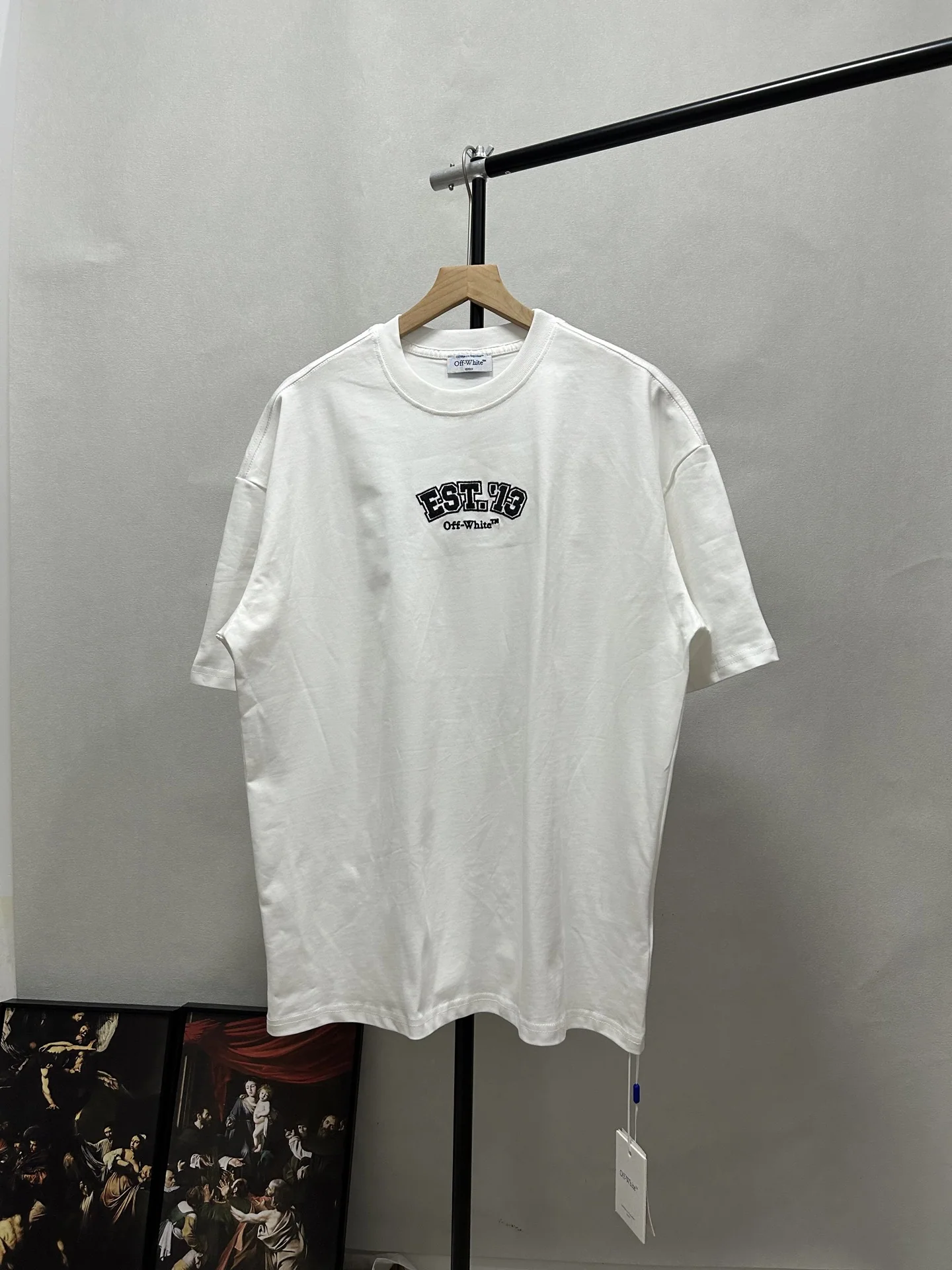 오프화이트 OW 24 ss 10 주년 기념 로고 반팔 티셔츠 상세 이미지 6