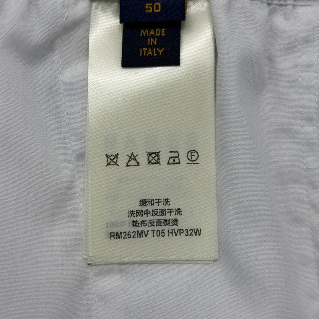 루이비통 프린트 체크 슬림핏 남성 반바지 2026 SS 상세 이미지 9