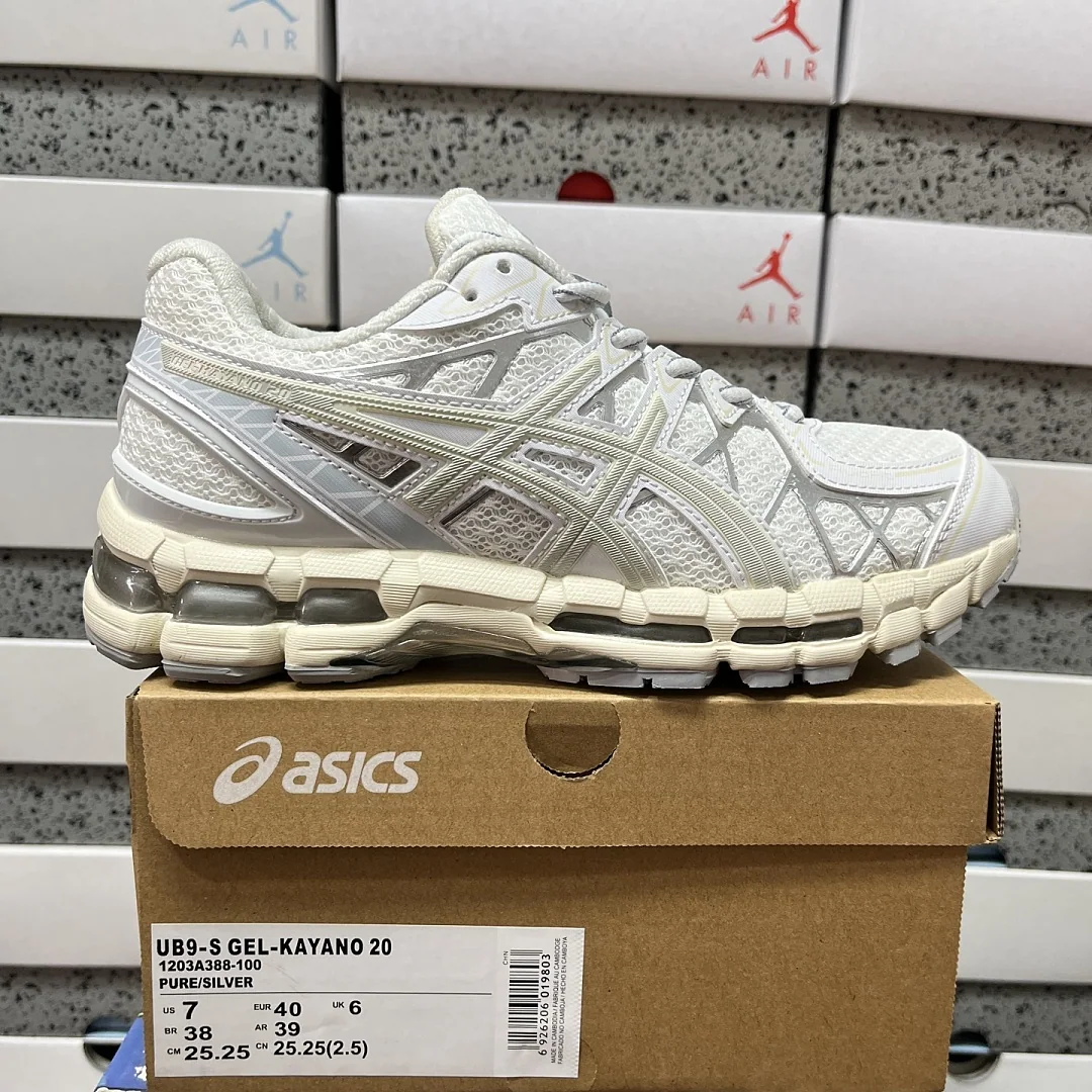 아식스 [TOP] 젤 카야노 20 1203A388-100 200413 Asics Gel-Kayano 20 White Pure Silver