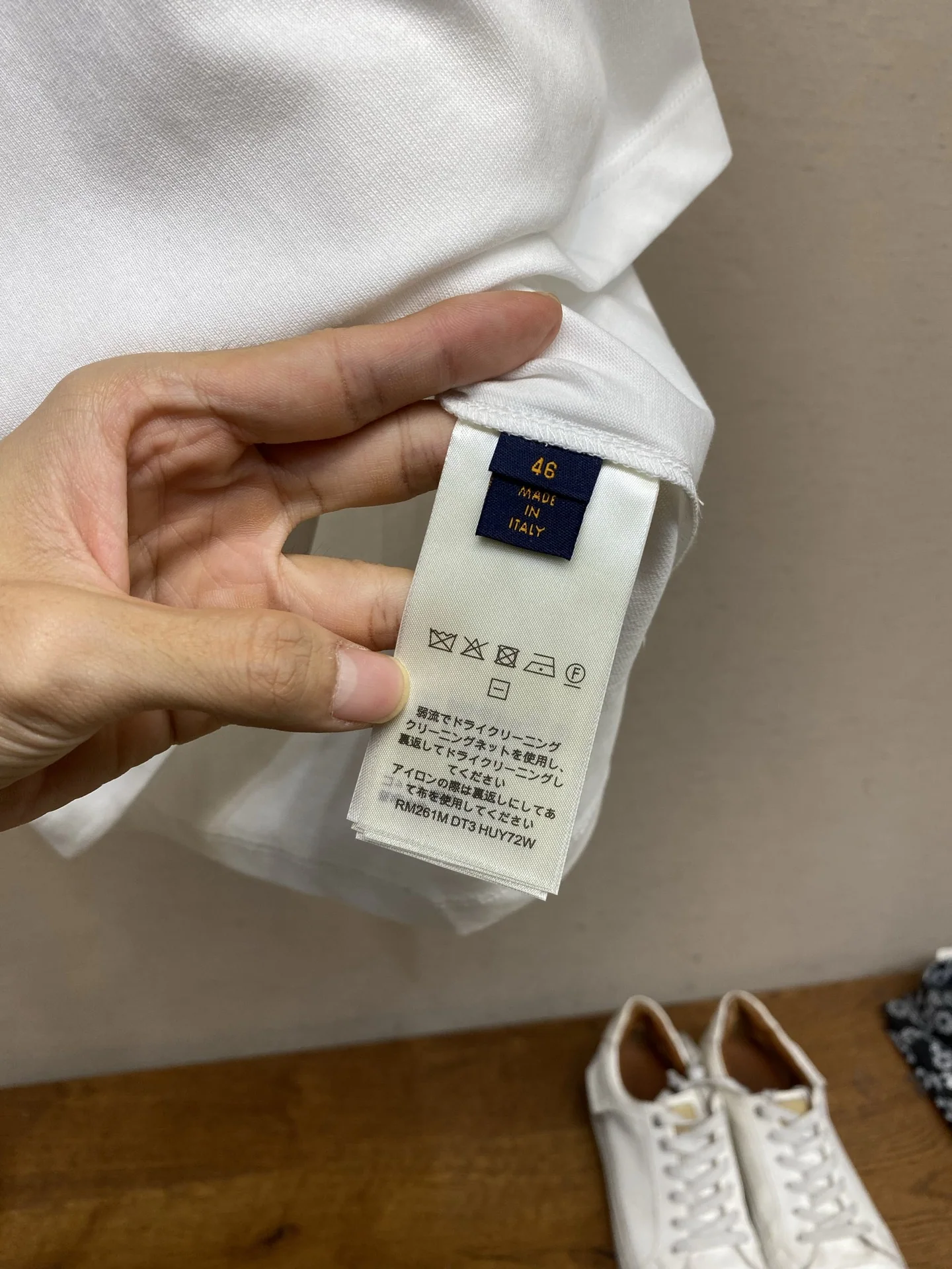 루이비통 루빅 큐브 프린트 남성 반팔티셔츠 상세 이미지 7
