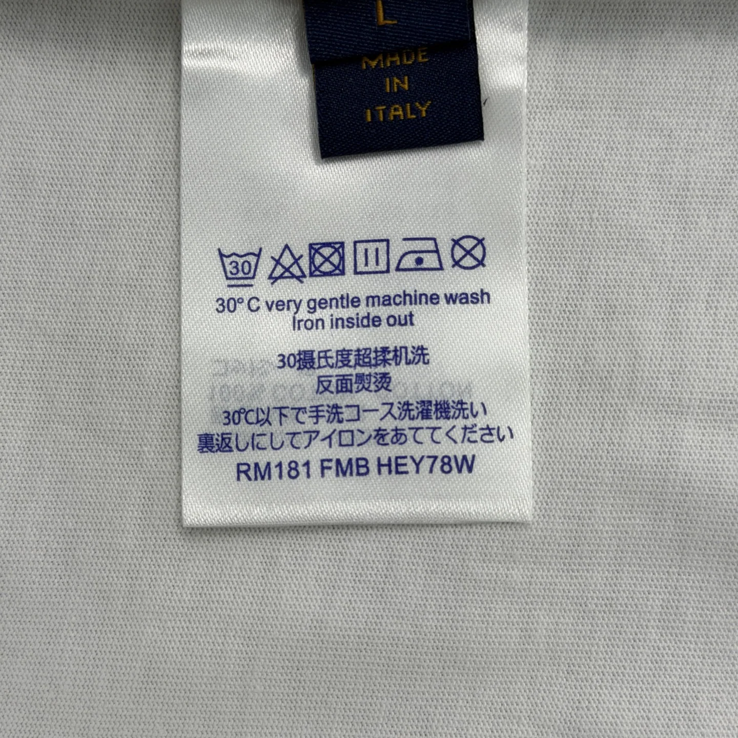 루이비통 반팔 크루넥 자수 티셔츠 상세 이미지 9