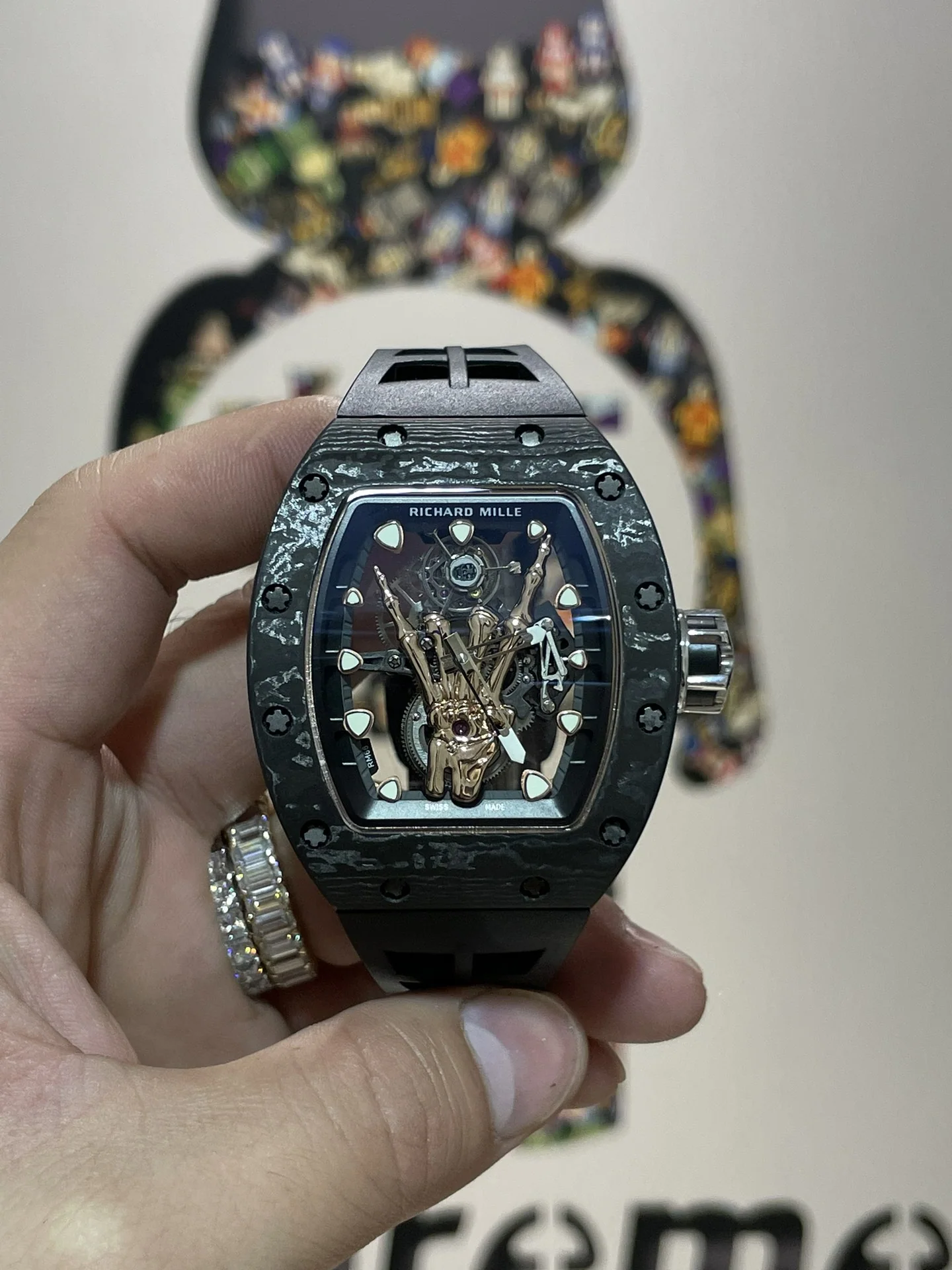 리차드밀 RM066 투르비용 NTPT 카본 TPT 카본 남성 시계 레플리카 44894 Richard Mille 상세 이미지 4