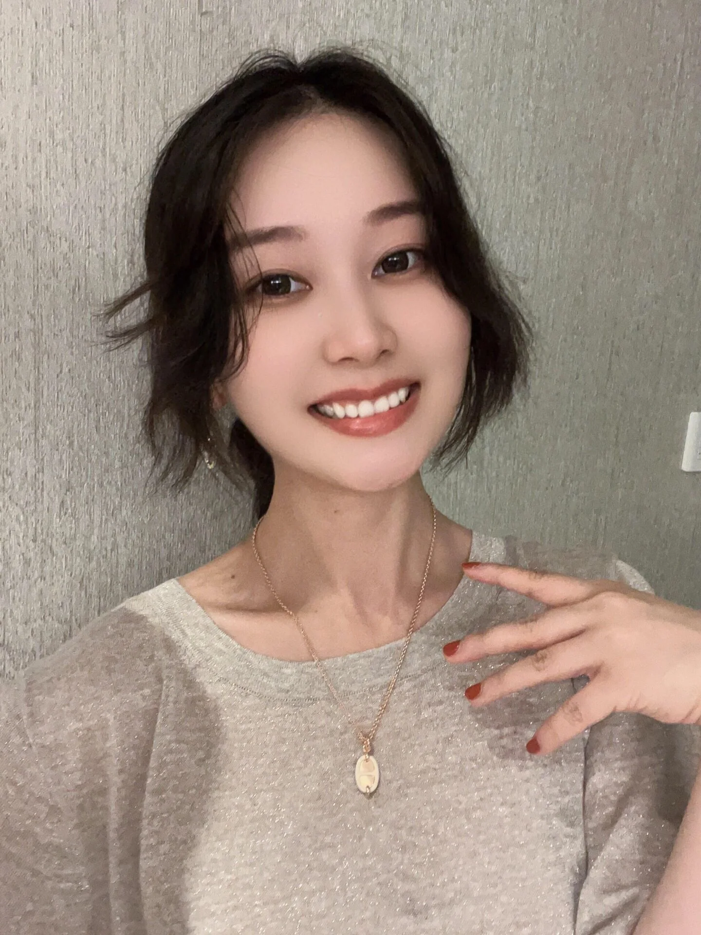 에르메스 돼지 코 오일드립 골드 도금 스털링 실버 목걸이 상세 이미지 3