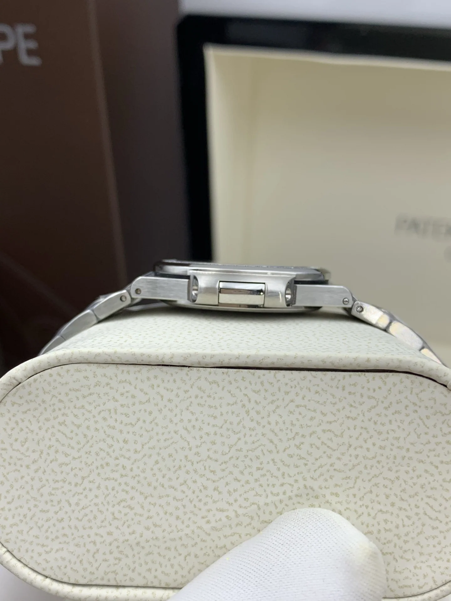 파텍필립 노틸러스 다이아 스틸 여성용 레플리카 44190 Patek Philippe 상세 이미지 5
