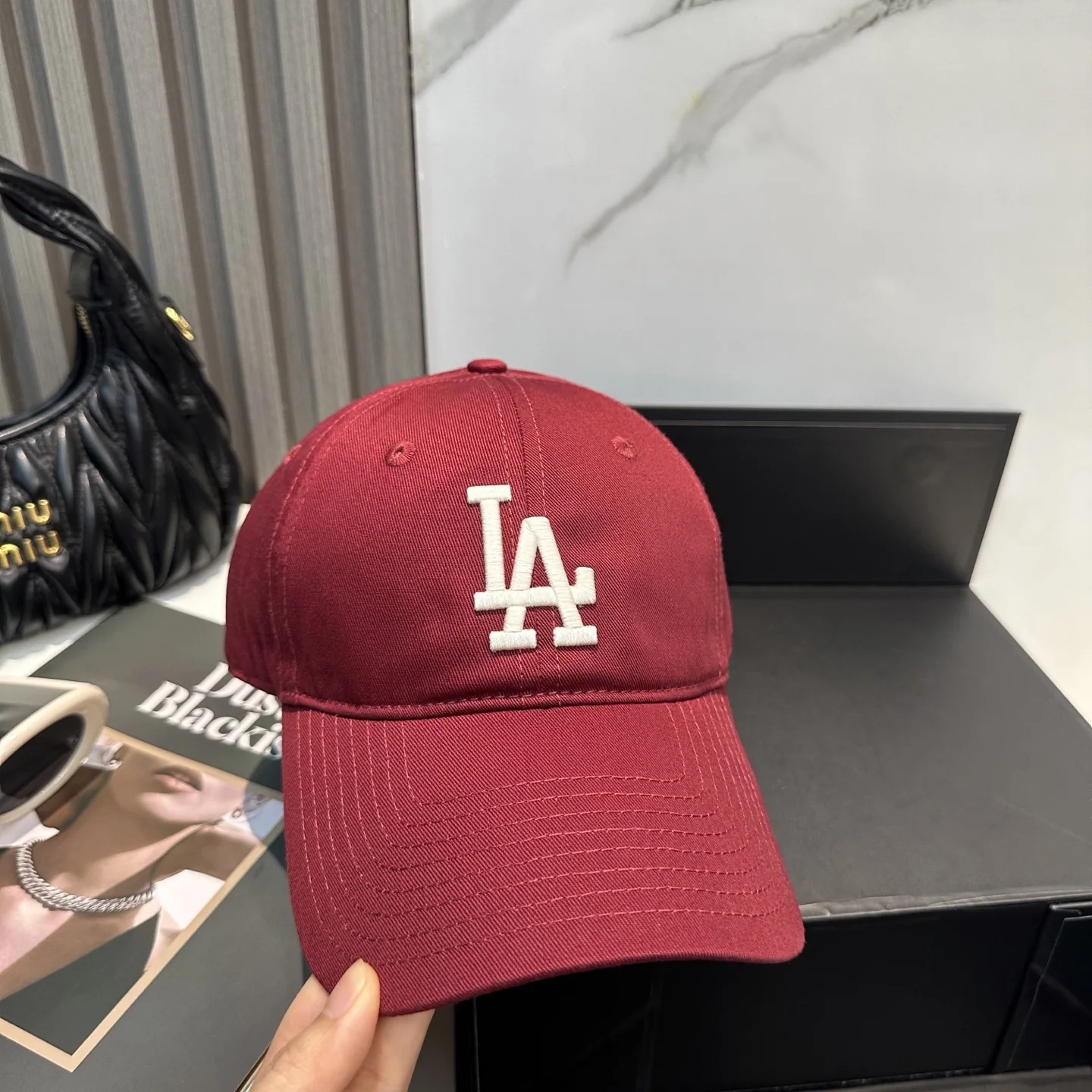 MLB 3D LA 자수 유니섹스 야구모자 상세 이미지 5