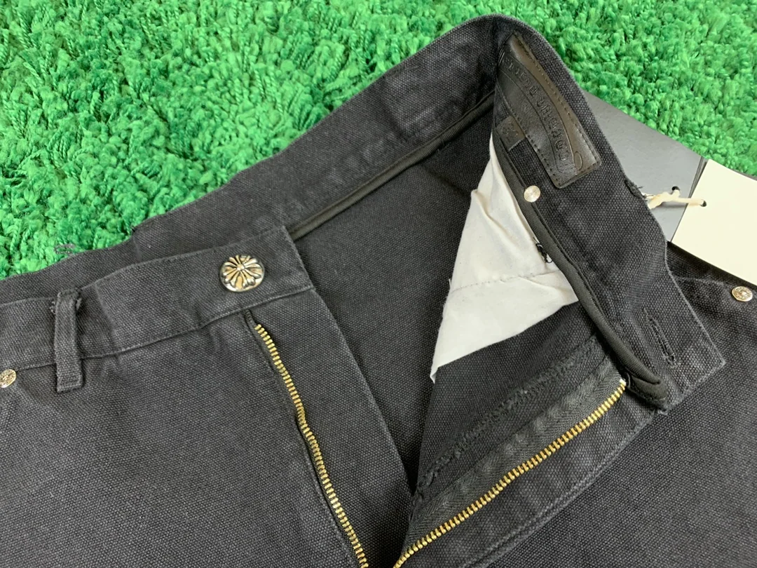 크롬하츠 자수 데님 반바지 4501 상세 이미지 3