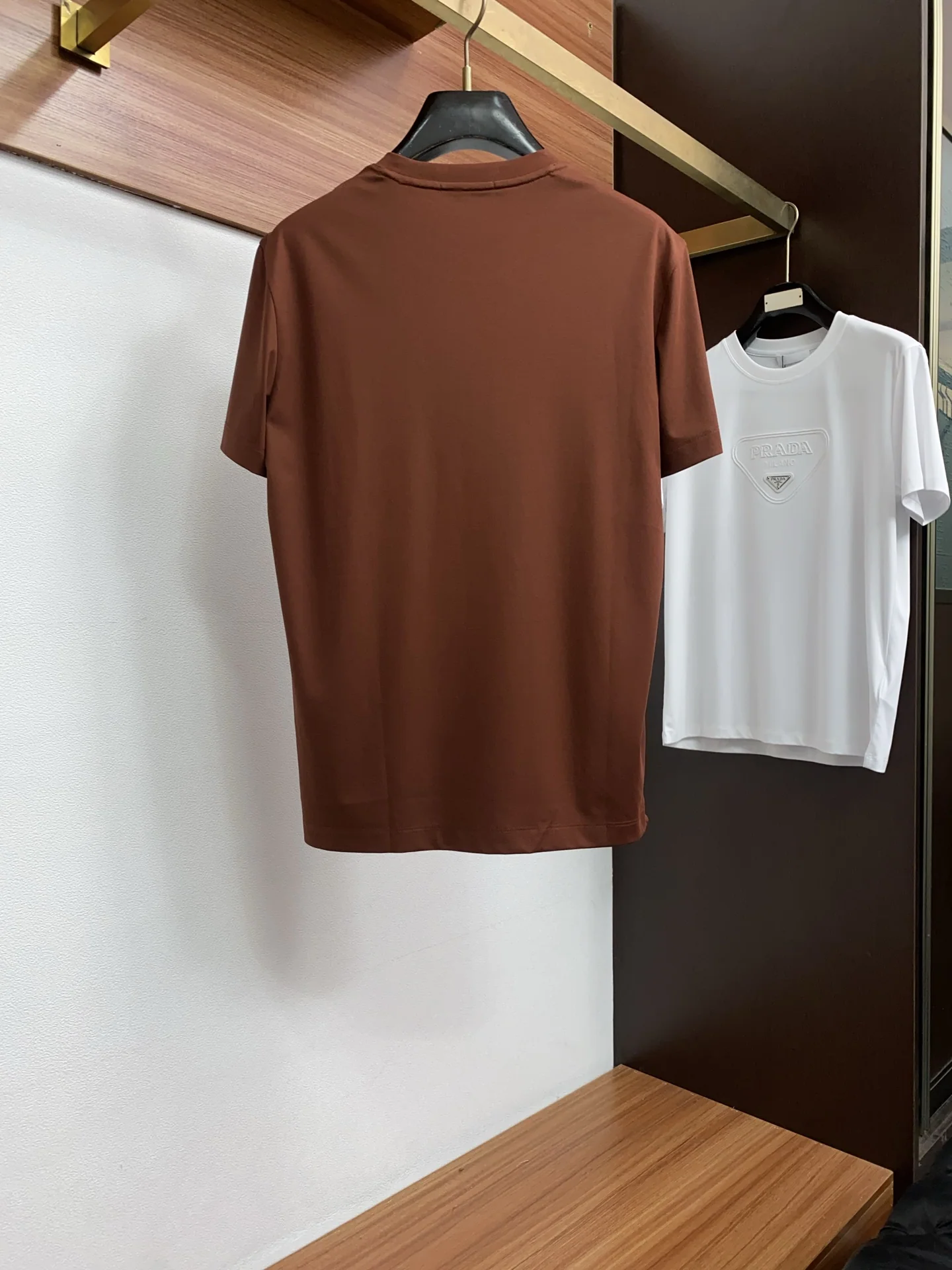 로로피아나 남성 크루넥 반팔 셔츠 상세 이미지 10