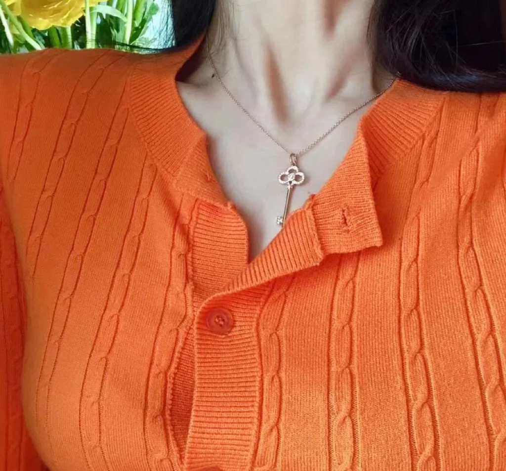 티파니 하트 크라운 키 925 스털링 실버 목걸이 상세 이미지 2