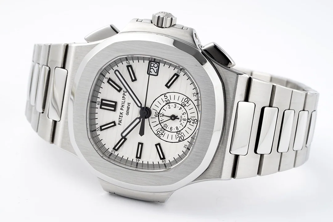 파텍필립 노틸러스 5980 크로노그래프 레더스트랩 PPF 공장 레플리카 44028 Patek Philippe 상세 이미지 6