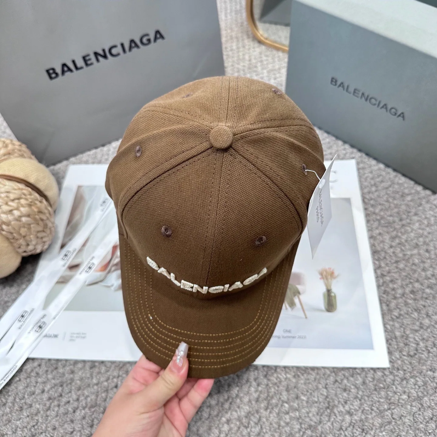 발렌시아가 모자 81720 Balenciaga Cap 상세 이미지 5
