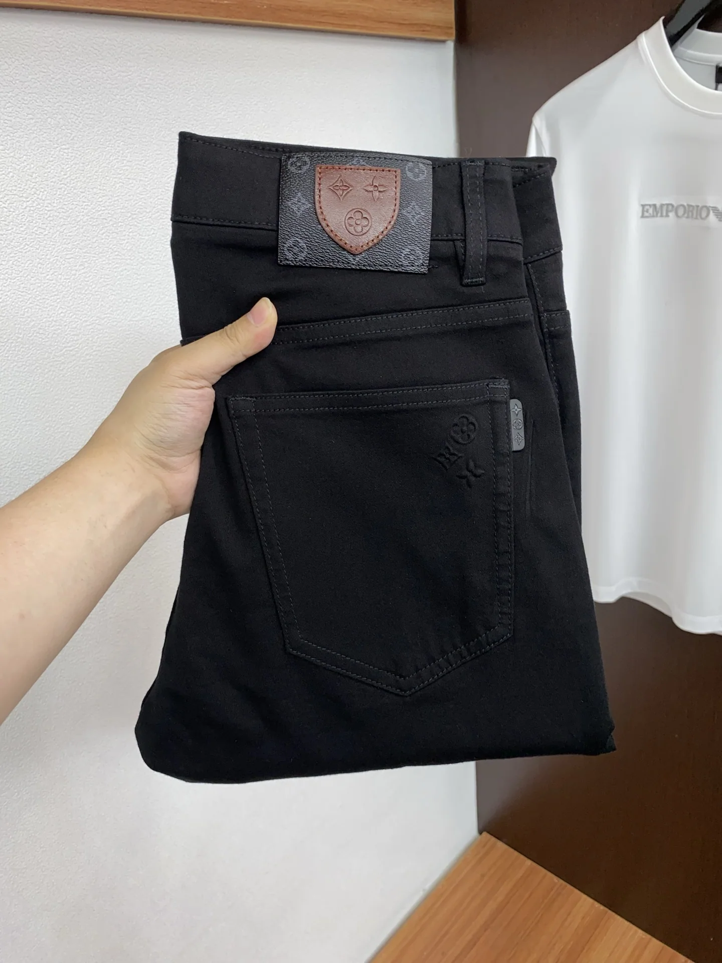 루이비통 데님 남성 바지 148350