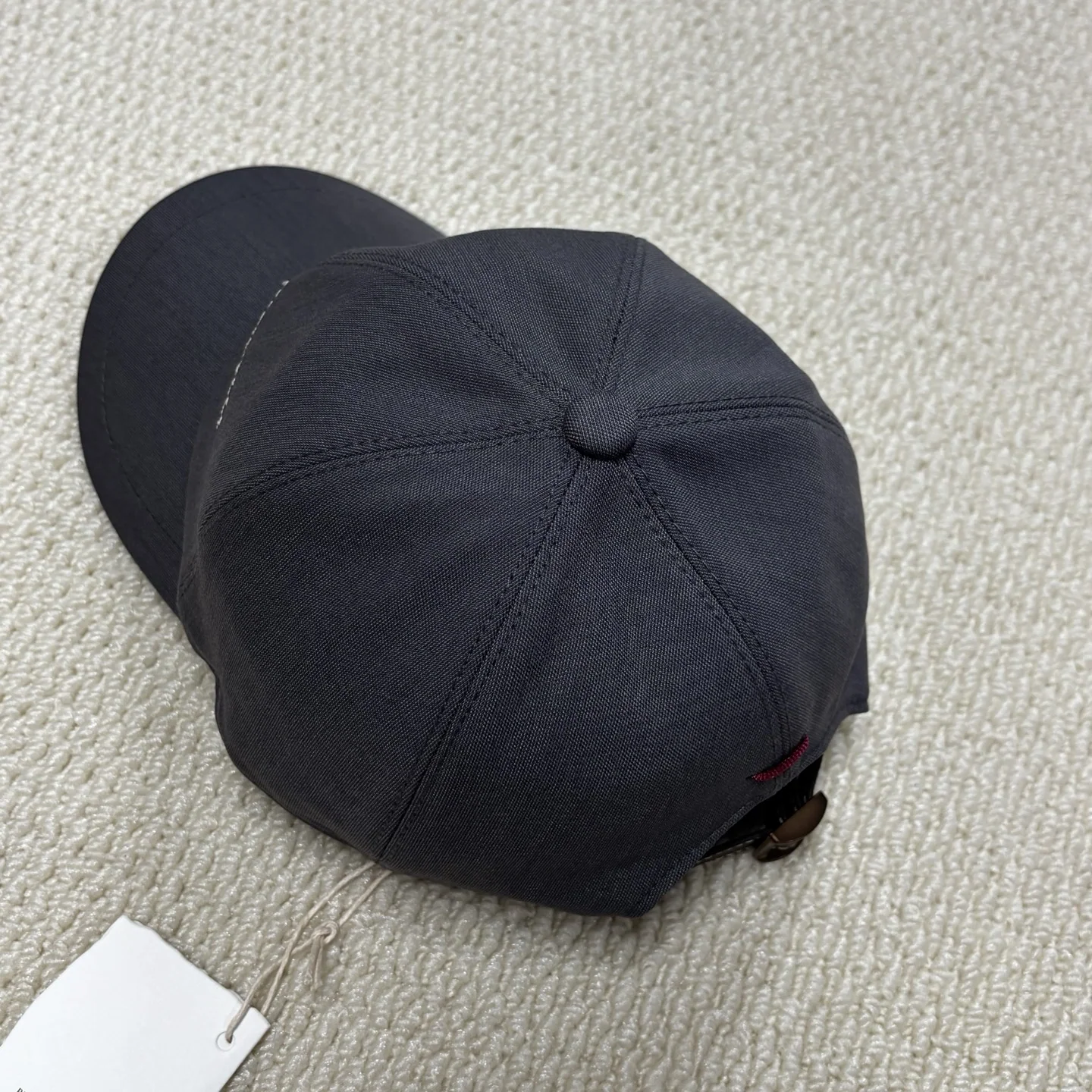 브루넬로쿠치넬리 가죽 버클 야구모자 상세 이미지 5