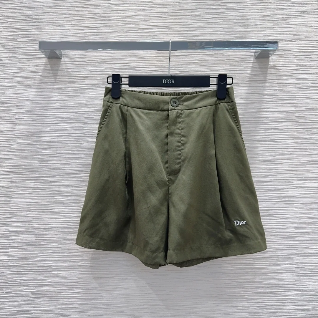 디올 여성 린넨 반바지 세트 상세 이미지 2