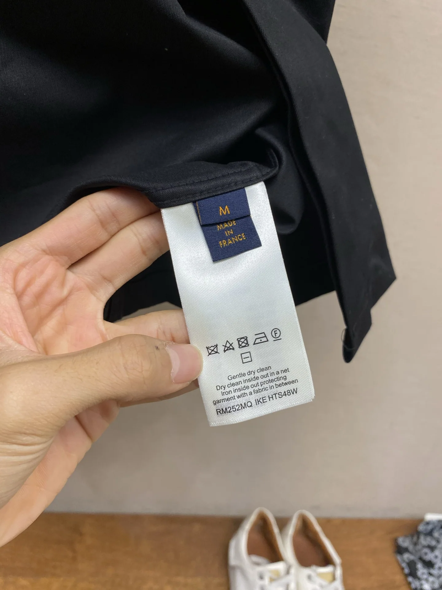 루이비통 코튼 포플린 가슴 포켓 반팔 셔츠 상세 이미지 7