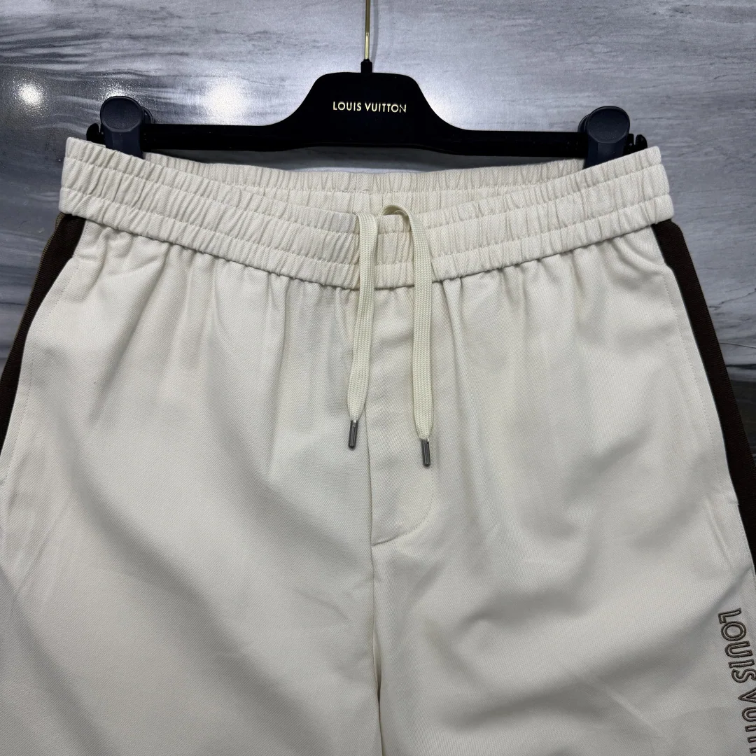 루이비통 패치워크 면 반바지 상세 이미지 5
