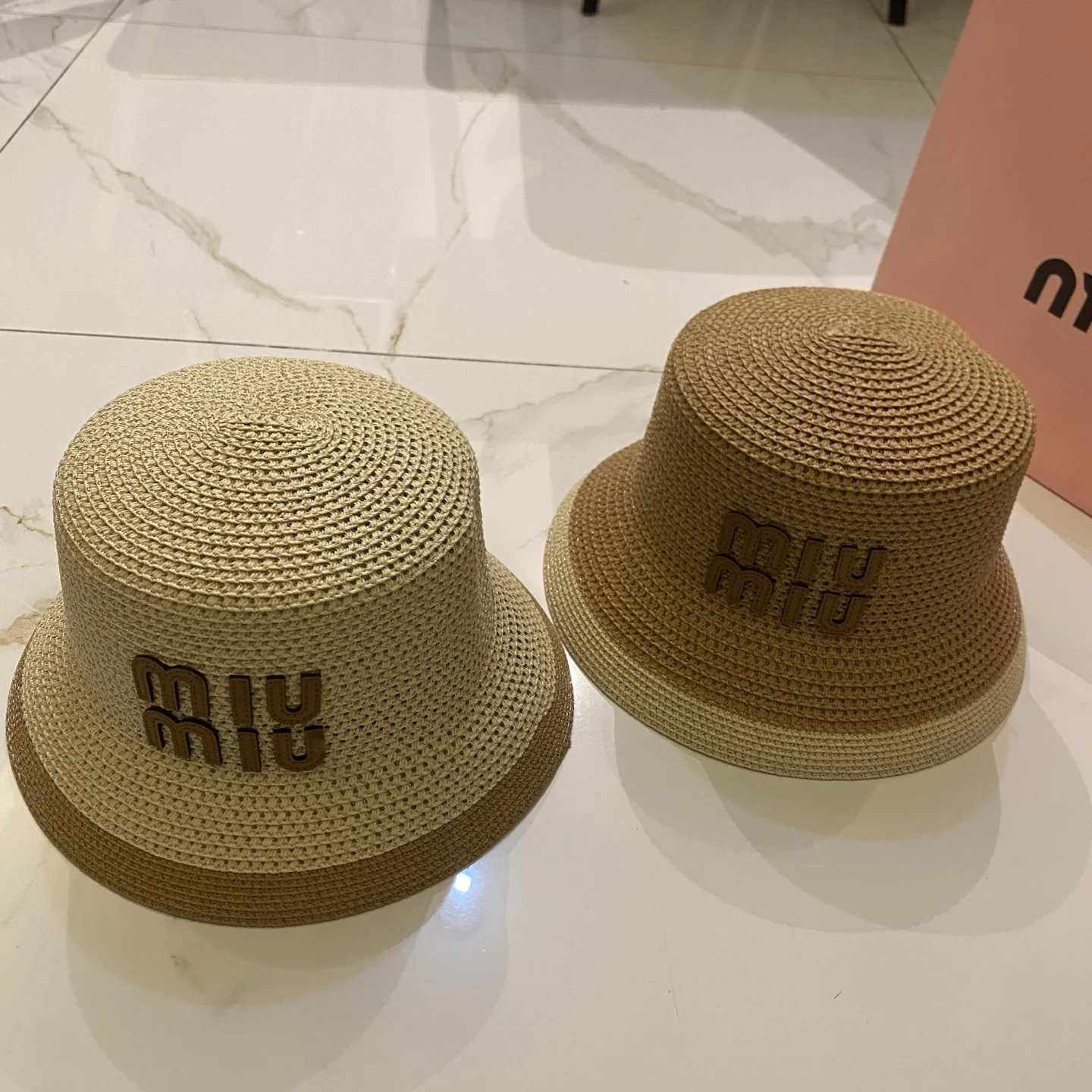 미우미우 버킷 햇 모자 상세 이미지 8