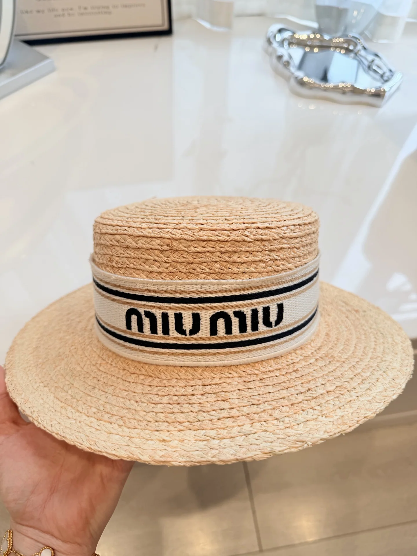 미우미우 모자 80765 Miu Miu Cap 상세 이미지 9