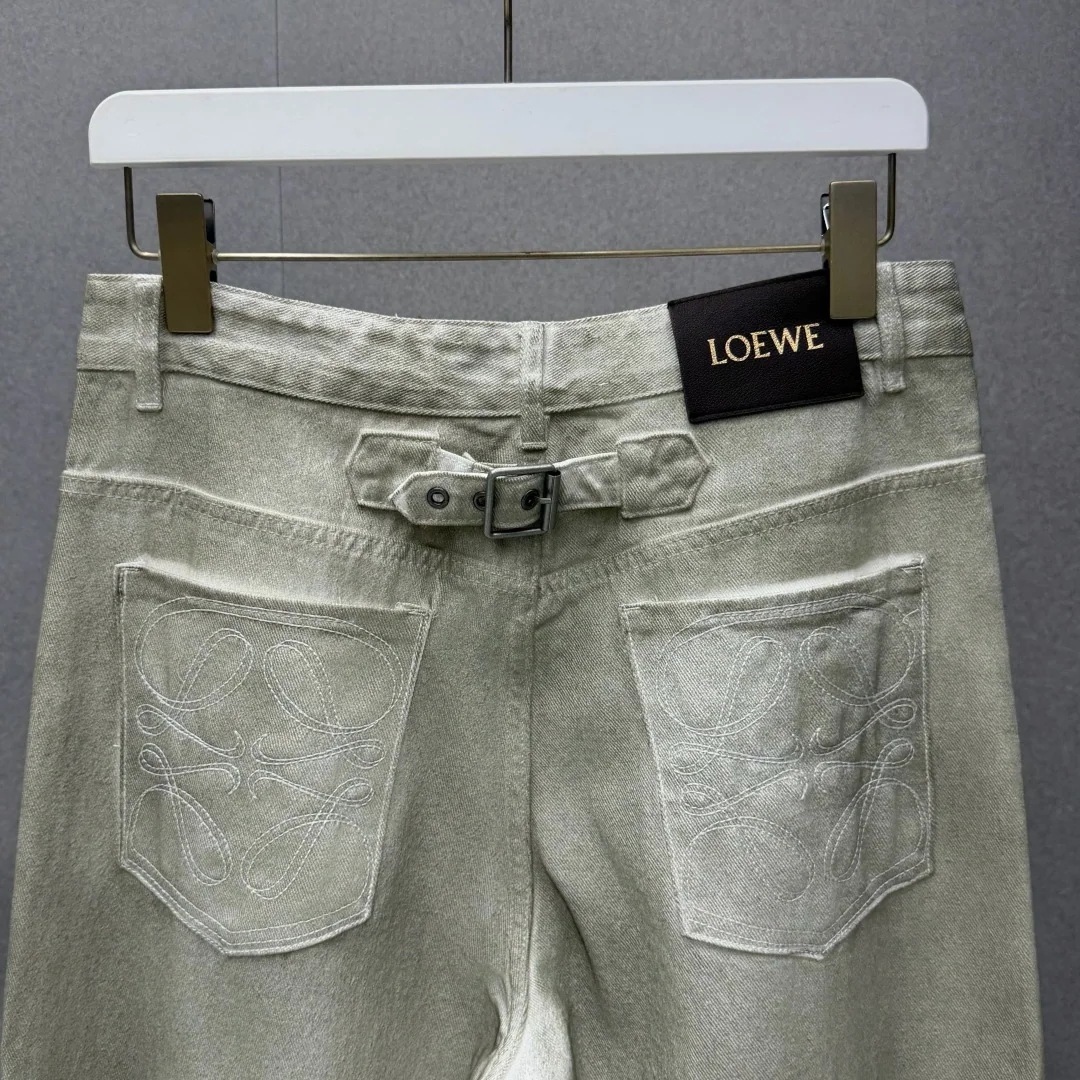 로에베 스트레이트 레그 데님 남성 바지 상세 이미지 5