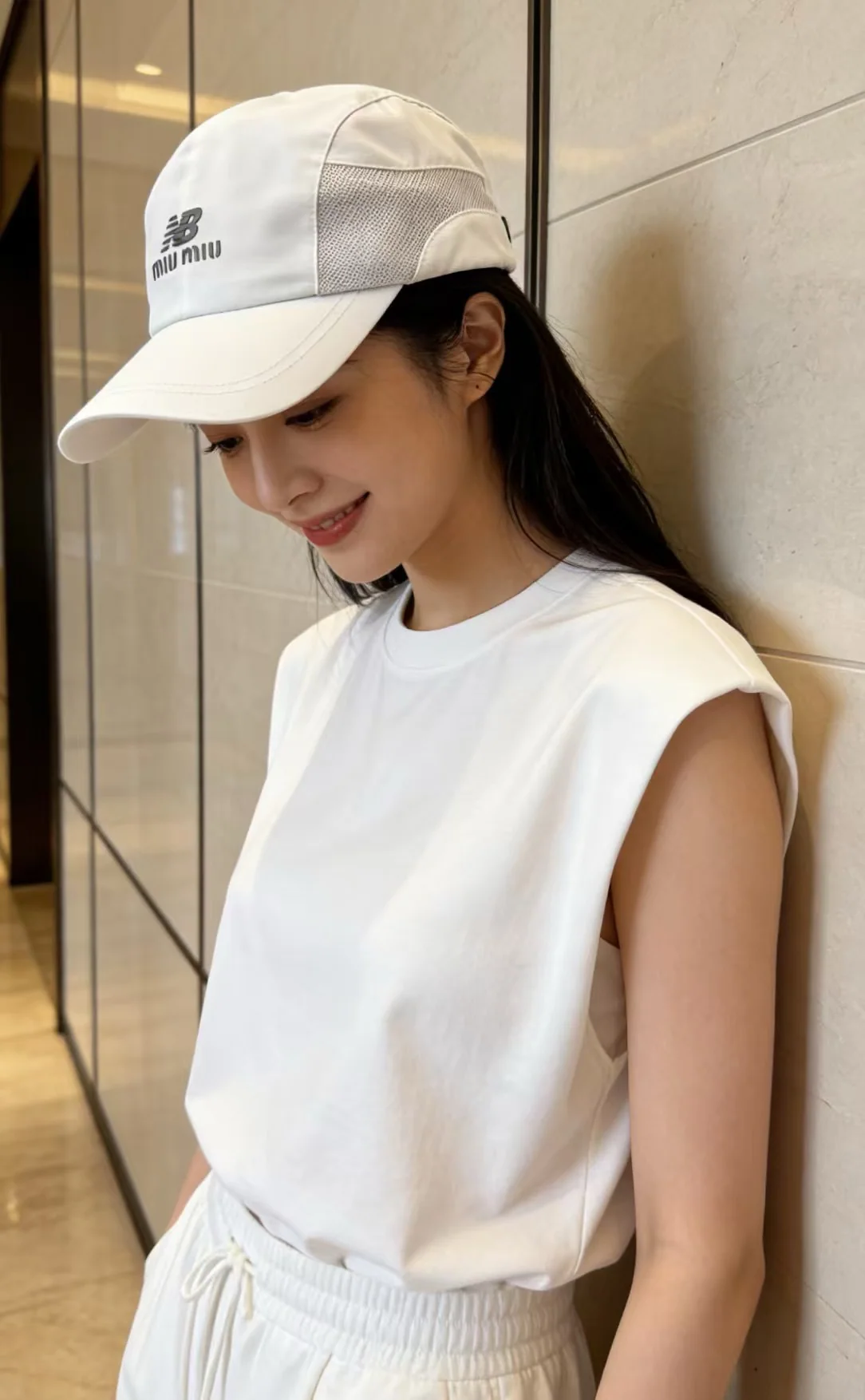 미우미우 아웃도어 속건성 캡 상세 이미지 2
