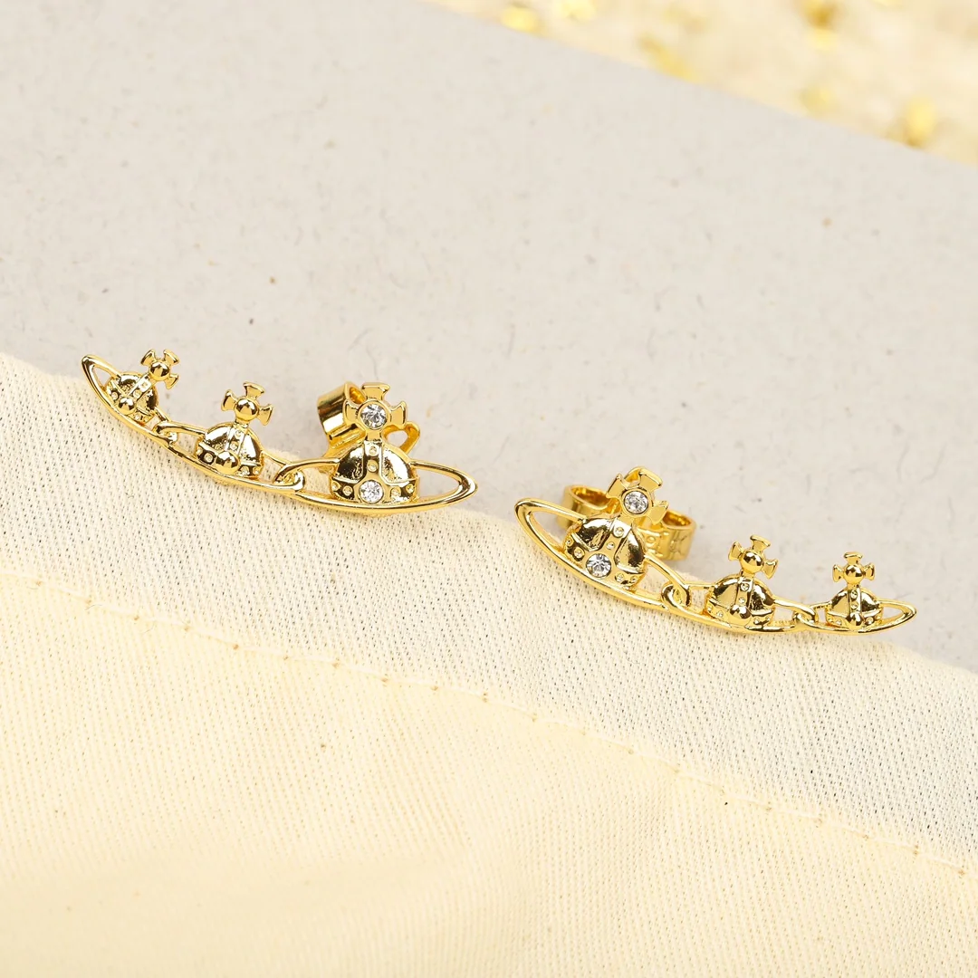 비비안웨스트우드 토성 모티브 3 종 세트 귀걸이 상세 이미지 9