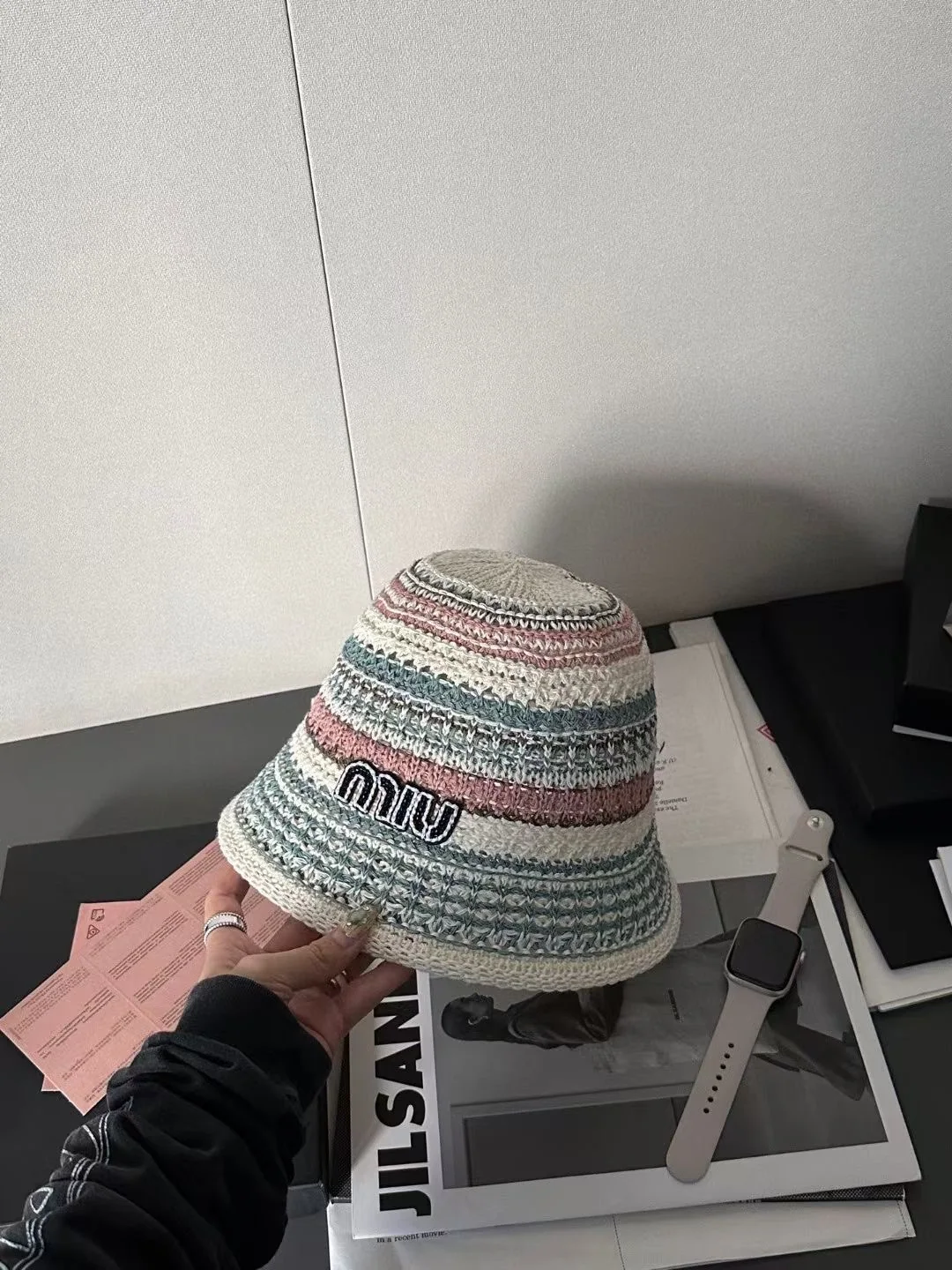 미우미우 모자 80950 Miu Miu Cap 상세 이미지 5