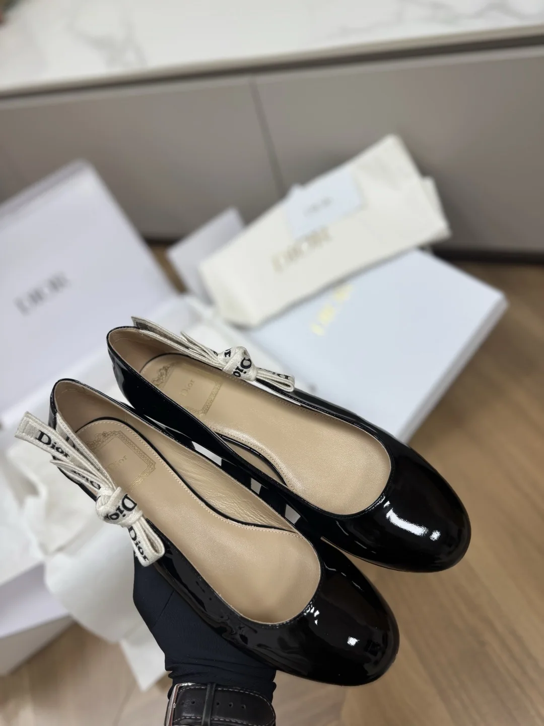 디올 자 발레 슈즈 신발 상세 이미지 9