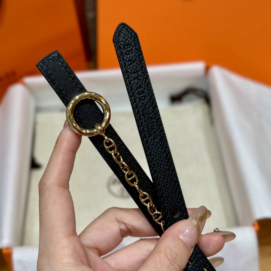 에르메스 팔라듐 도금 메탈 버클 가죽 벨트 상세 이미지 7