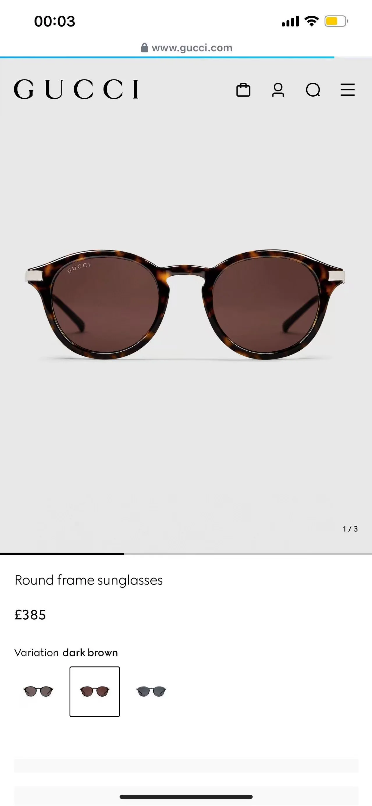 구찌 선글라스 56592 Gucci Sunglasses 상세 이미지 4
